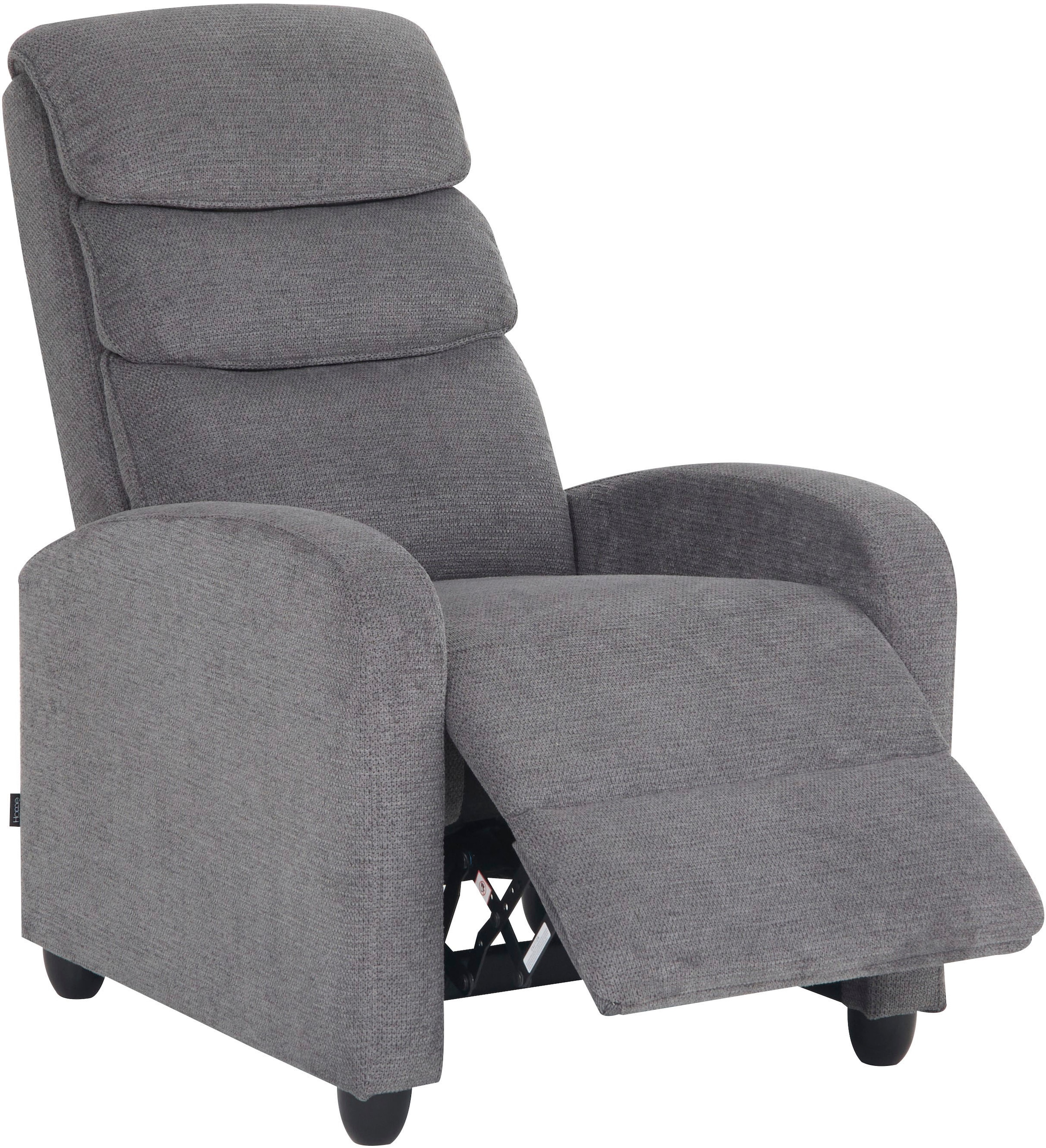Home affaire Relaxsessel »BERVILLE, TV-Sessel, Ruhesessel mit Schlaffunktion, Webstoff«, Liegesessel mit manueller Relaxfunktion