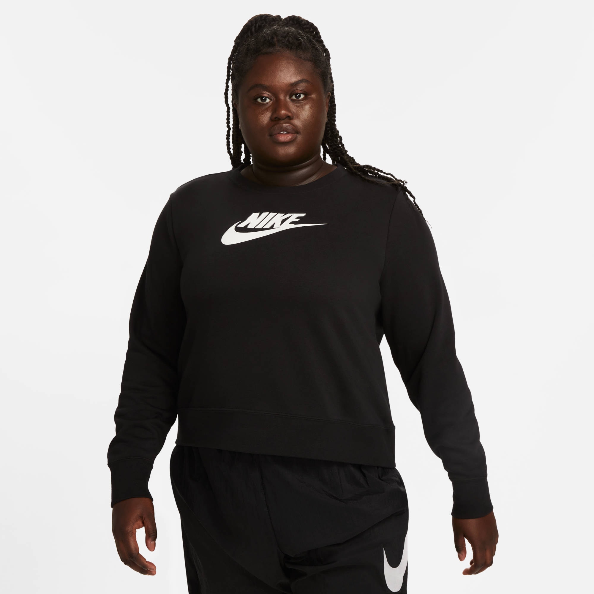 Nike Sportswear Sweatshirt »W NSW CLUB FLC GX STD CREW PL«