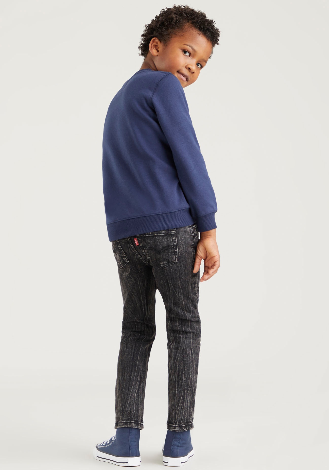 Levi's® Kids Sweatshirt »LVB LVB FRENCH TERRY BATWING«, mit grossem Logo