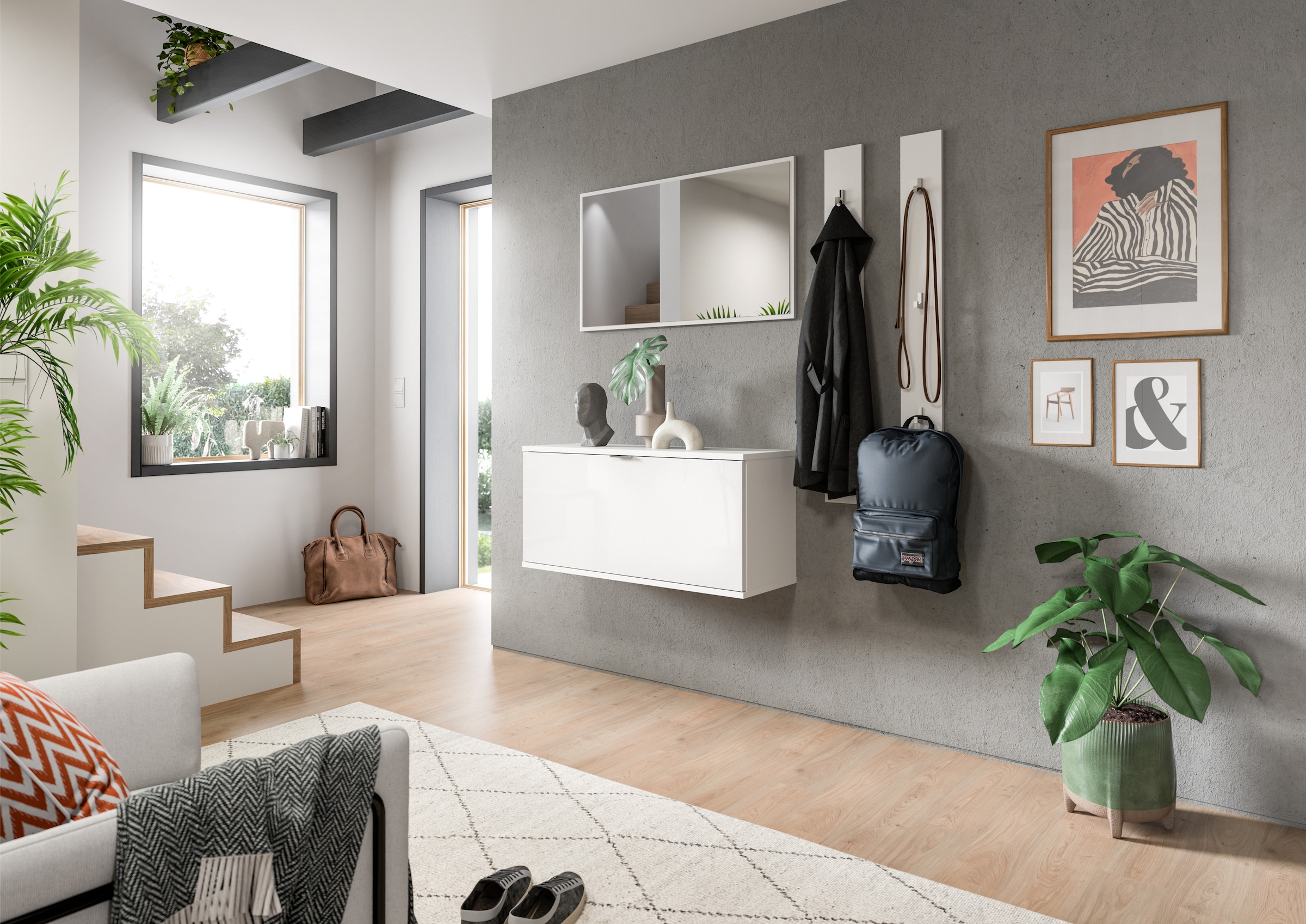 INOSIGN Sitzbank, (1 St.), Trondheim, Breite 92 cm, Sitzbank, Kommode, Flur, Diele