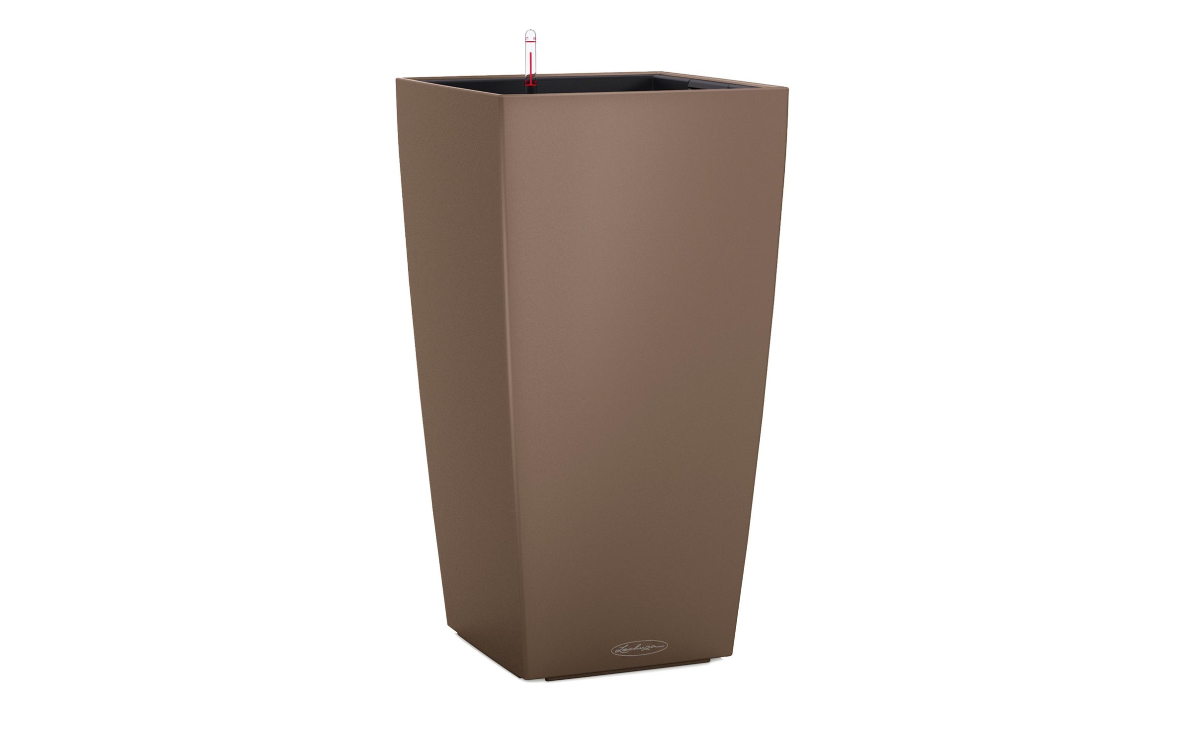 Image of Blumentopf "Lechuza Cubico Color 30 Braun"