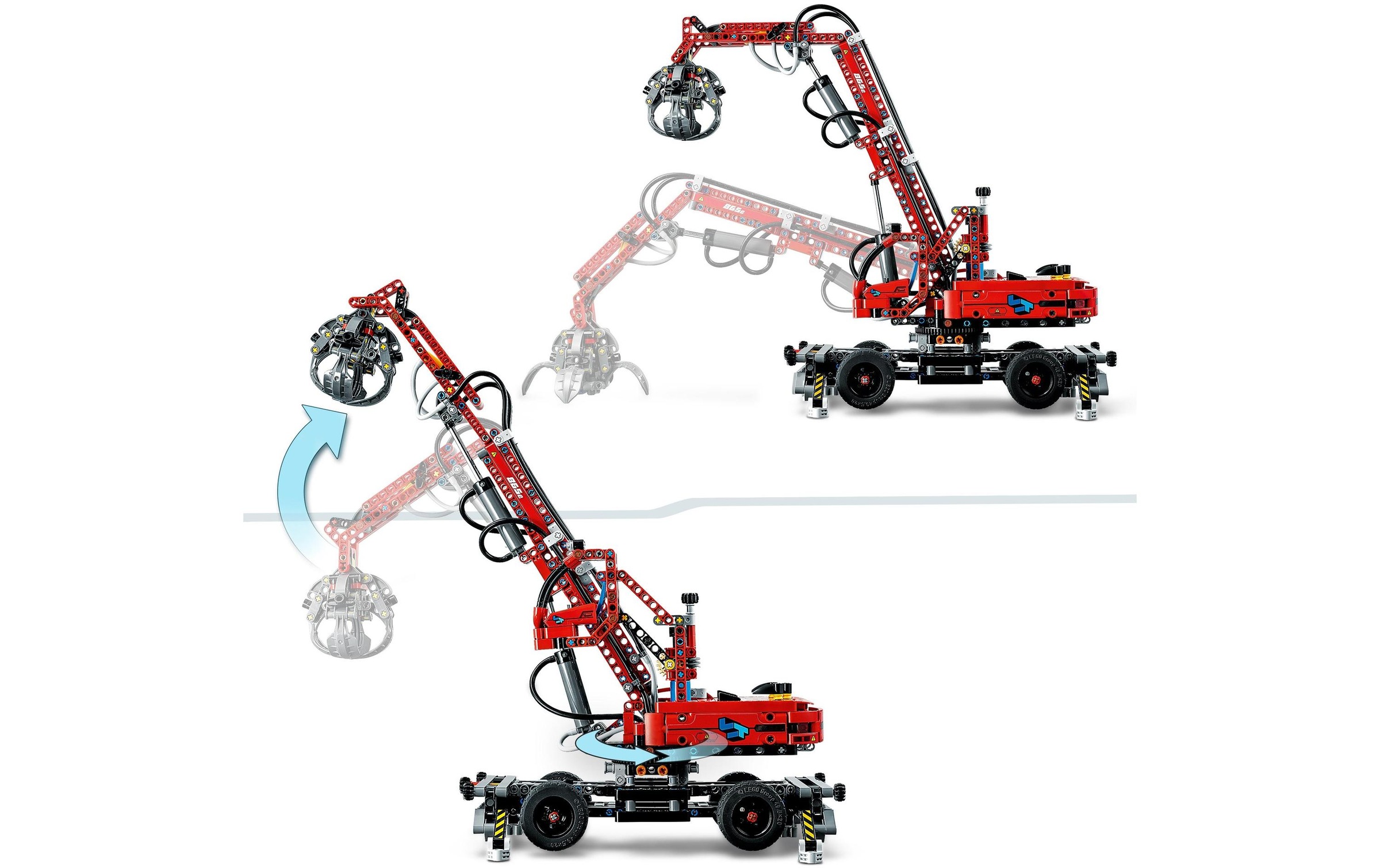 LEGO® Konstruktionsspielsteine »LEGO Technic Umschlagbagger«, (835 St.)