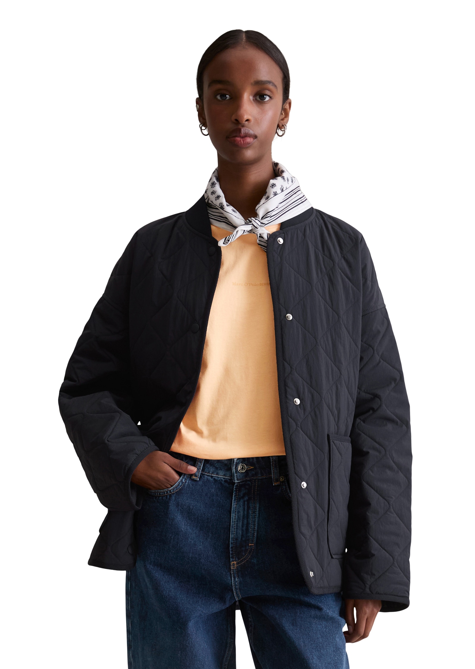 Marc O'Polo DENIM Steppjacke »regular fit aus recyceltem Nylon«