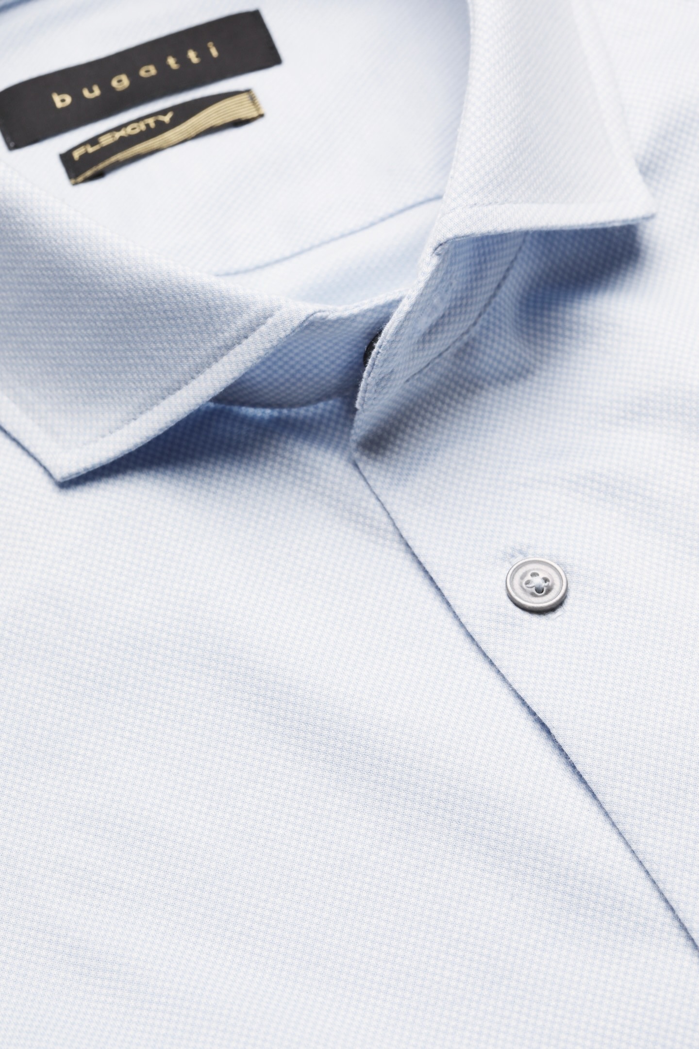 bugatti Chemise d'affaires mit Haifisch-Kragen