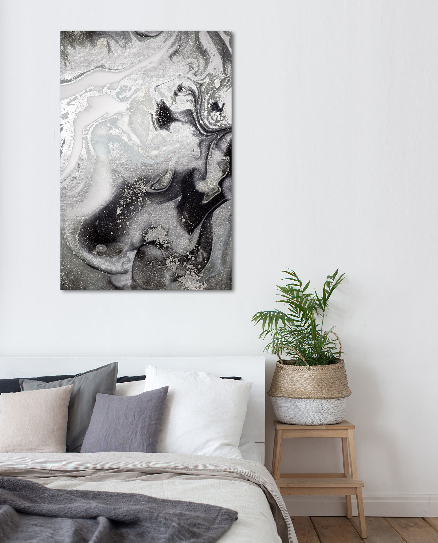 queence Acrylglasbild "Abstrakte Kunst" Abstrakt Gemälde Kunst klassische Fantasie in Marmor-Optik