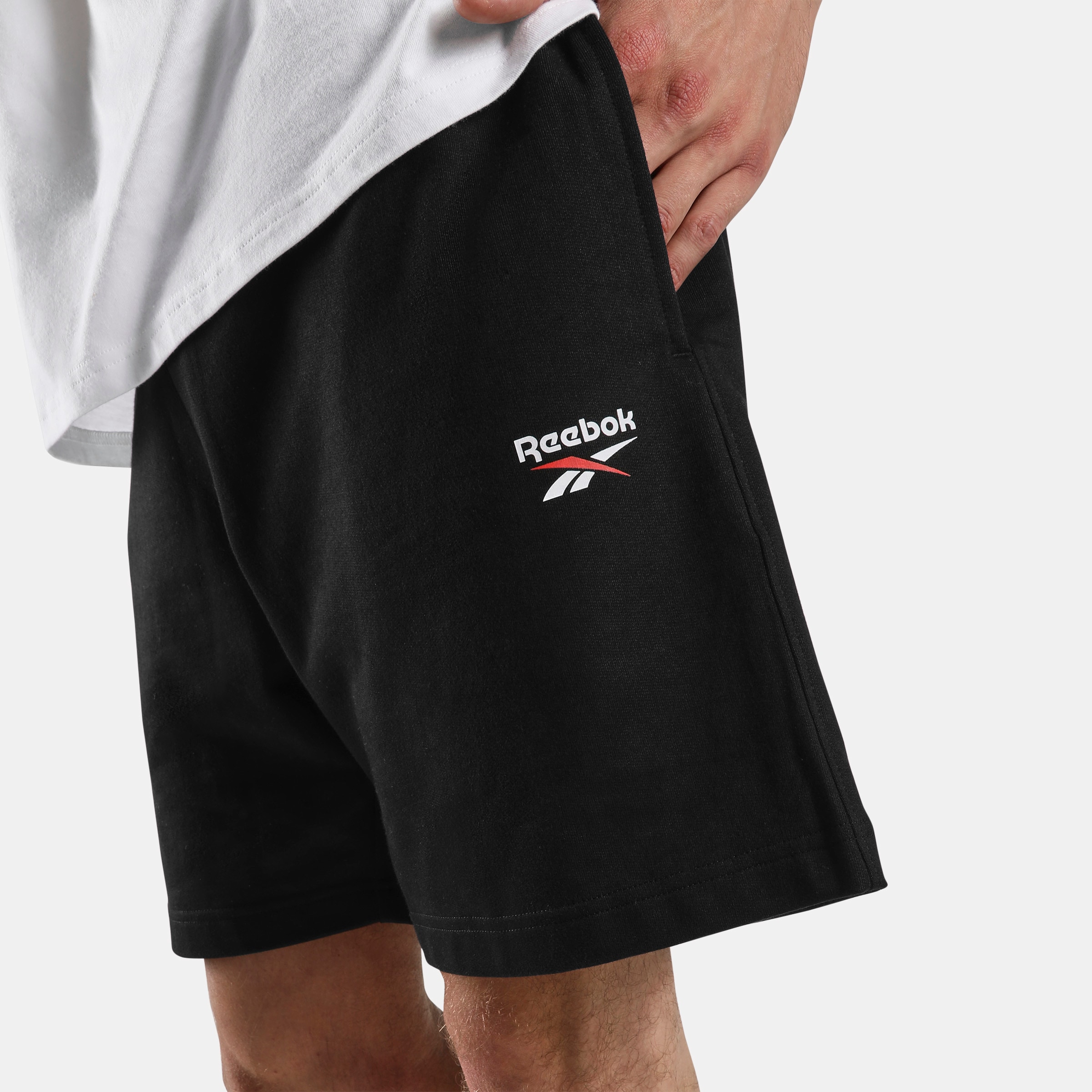 Reebok Sweatshorts »ID SMALL LOGO SHORTS«  shorts sweat pour mode été et printemps, tailles S à XXL