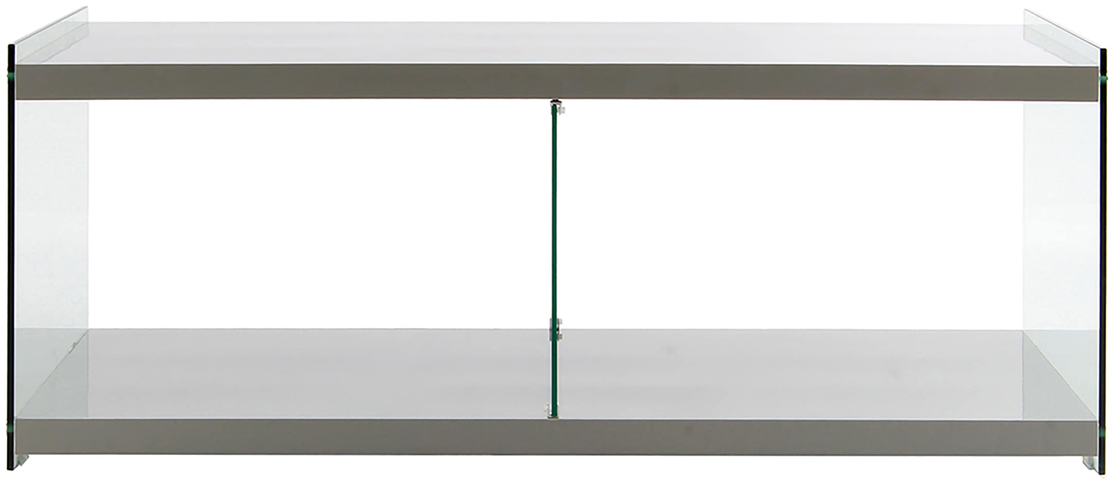 Kayoom TV-Schrank »TV-Tisch Elementary, eckige Form, viel Ablagefläche«, (1 St.), TV-Tisch, gehärtetes Glas, pflegeleicht