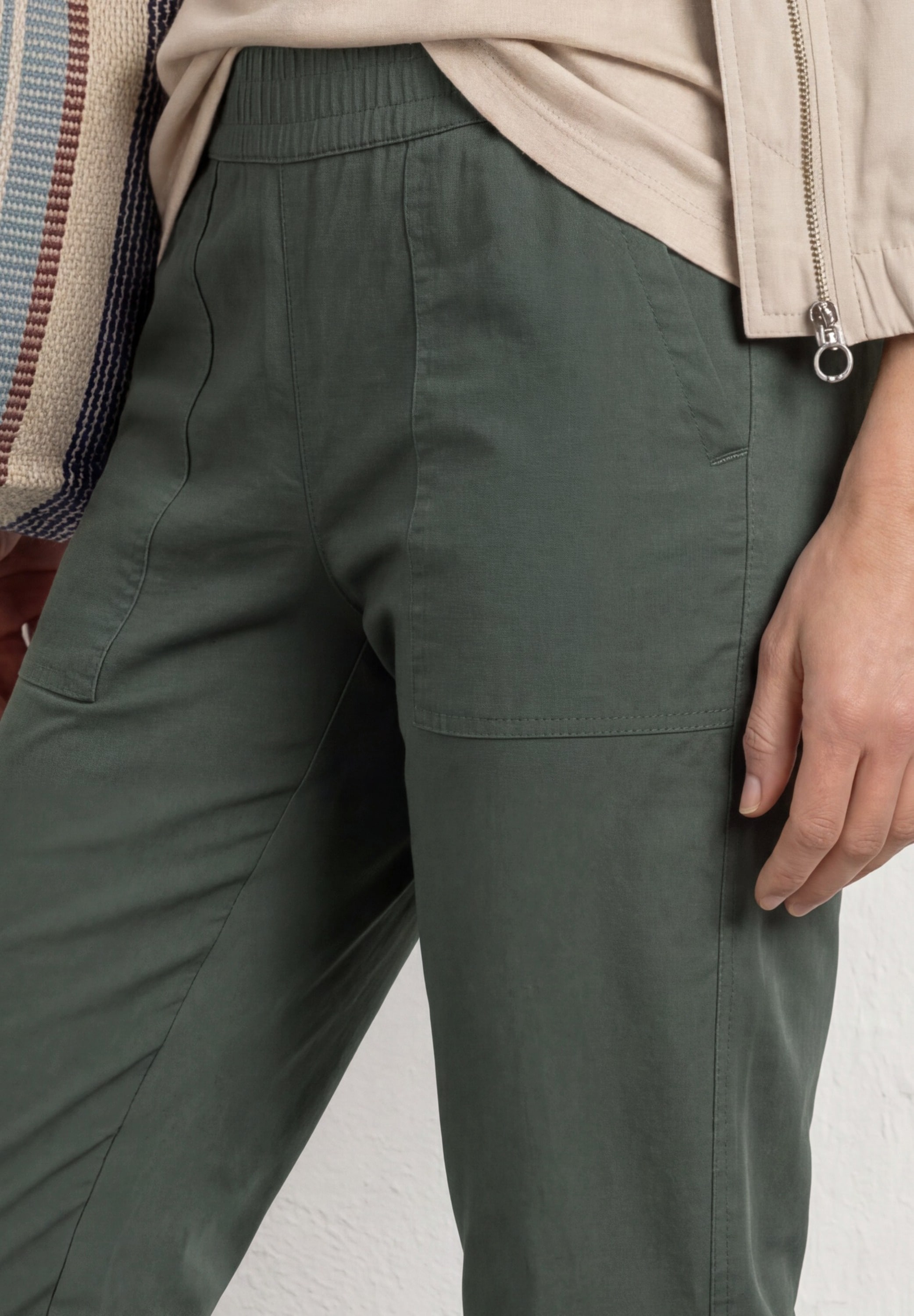 STREET ONE 1100000002199  Chino slim leg avec ceinture élastique