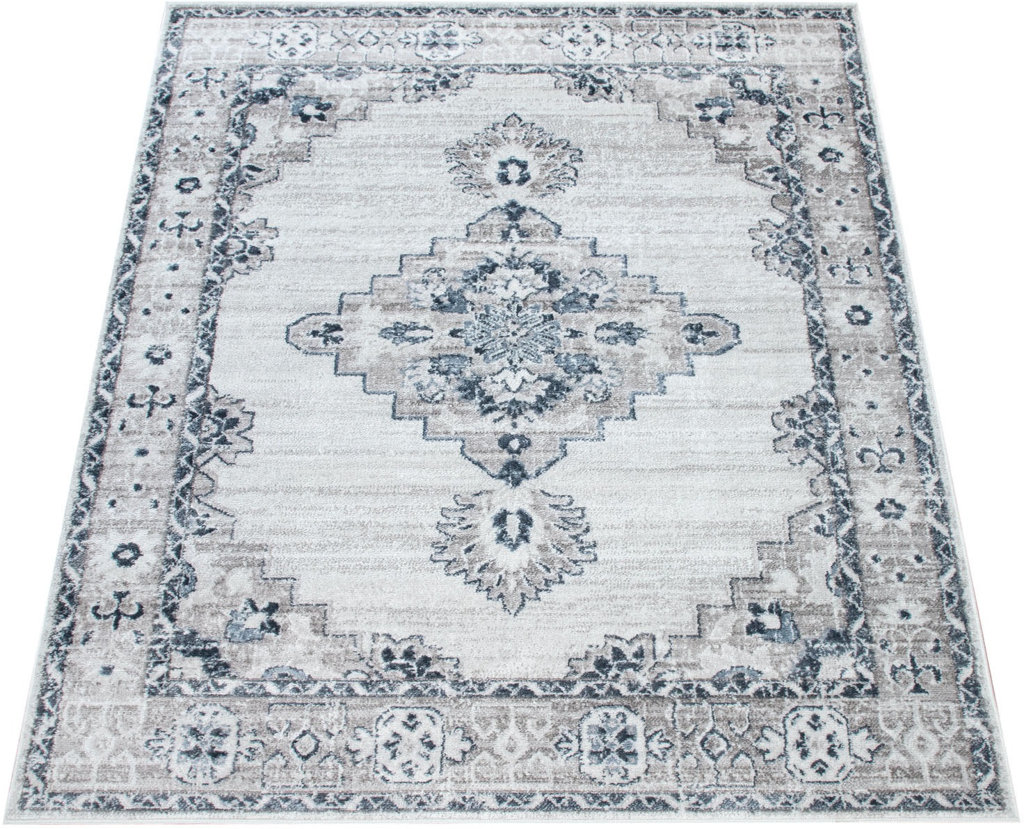 Image of Paco Home Teppich »Tuja 835«, rechteckig, 7 mm Höhe, Kurzflor, Orient-Optik, Vintage Design, Wohnzimmer bei Ackermann Versand Schweiz