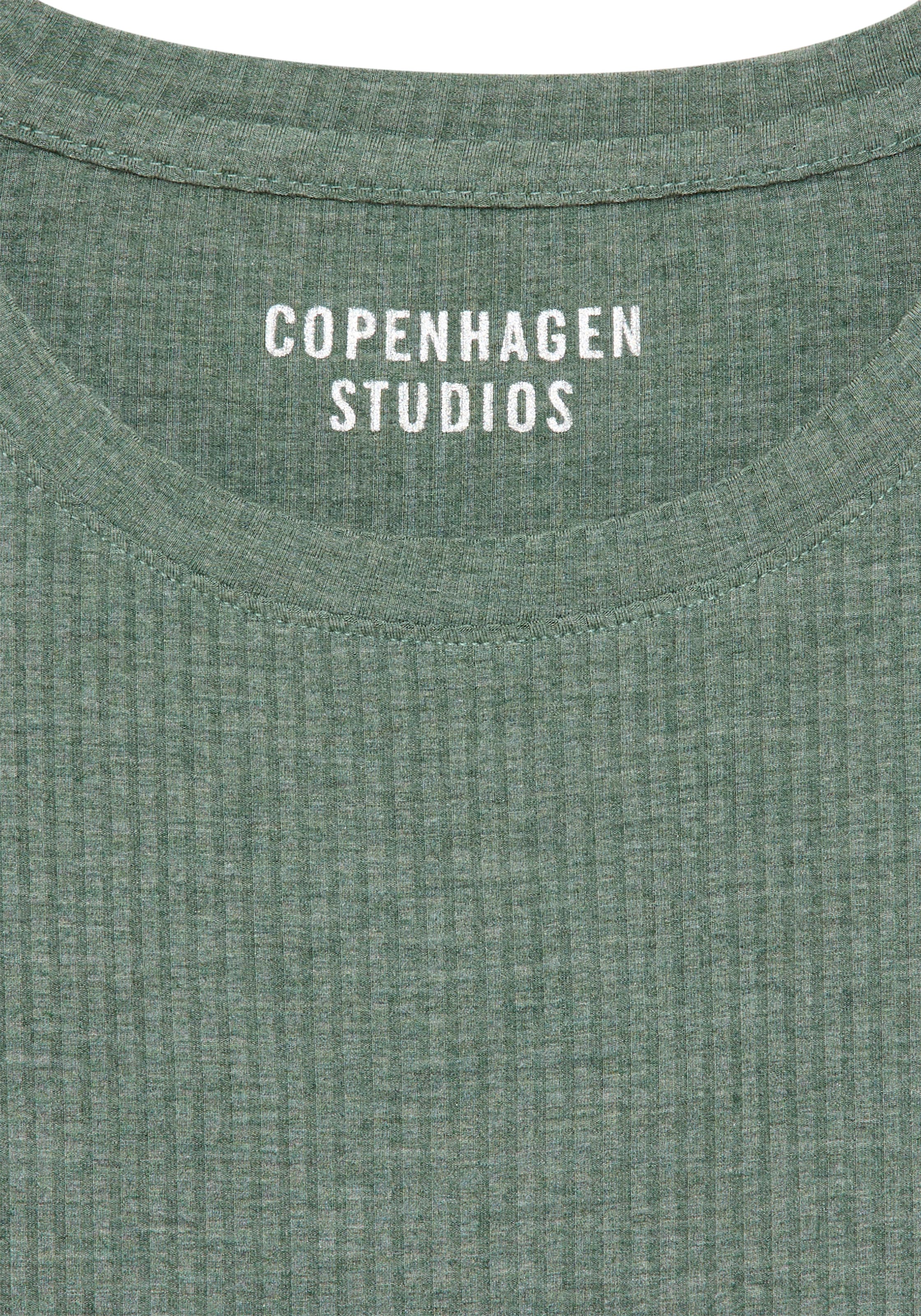 Copenhagen Studios T-shirt à manches longues aus hochwertiger Rippqualität