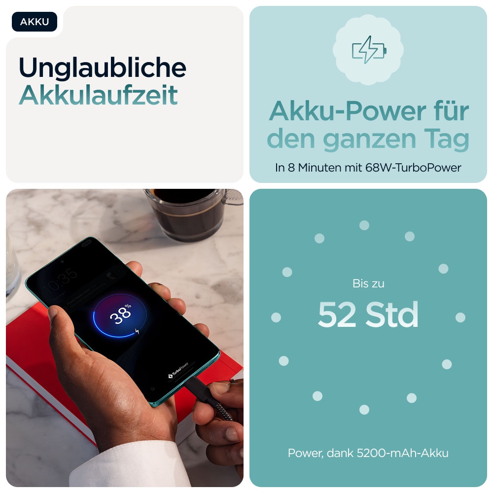 Motorola Smartphone »Edge 60 Fusion 256GB« Amazonite