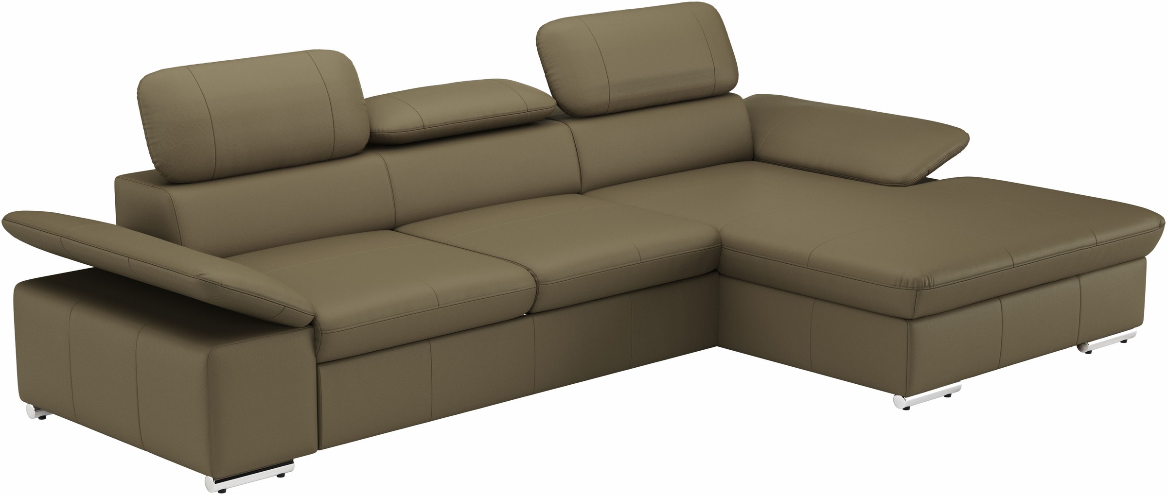 sit&more Ecksofa »Valantine L-Form«, inkl. Kopf- und Armteilverstellung, wahlweise mit Bettfunktion