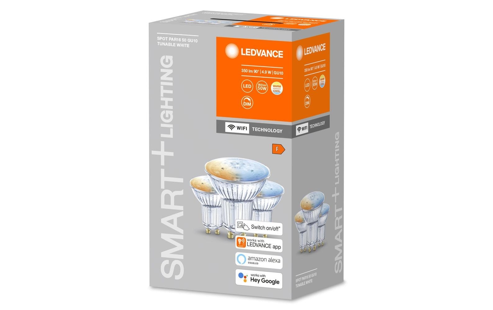 LED-Leuchtmittel »SMART+ Spot, 45°, 5W, GU10«, GU10, Neutralweiss-Tageslichtweiss-Kaltweiss-Warmweiss