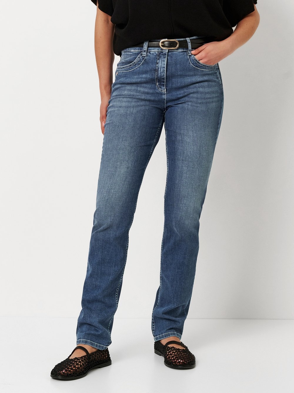 Image of TONI Slim-fit-Jeans "Slim be loved be l" im Four-Pocket Style