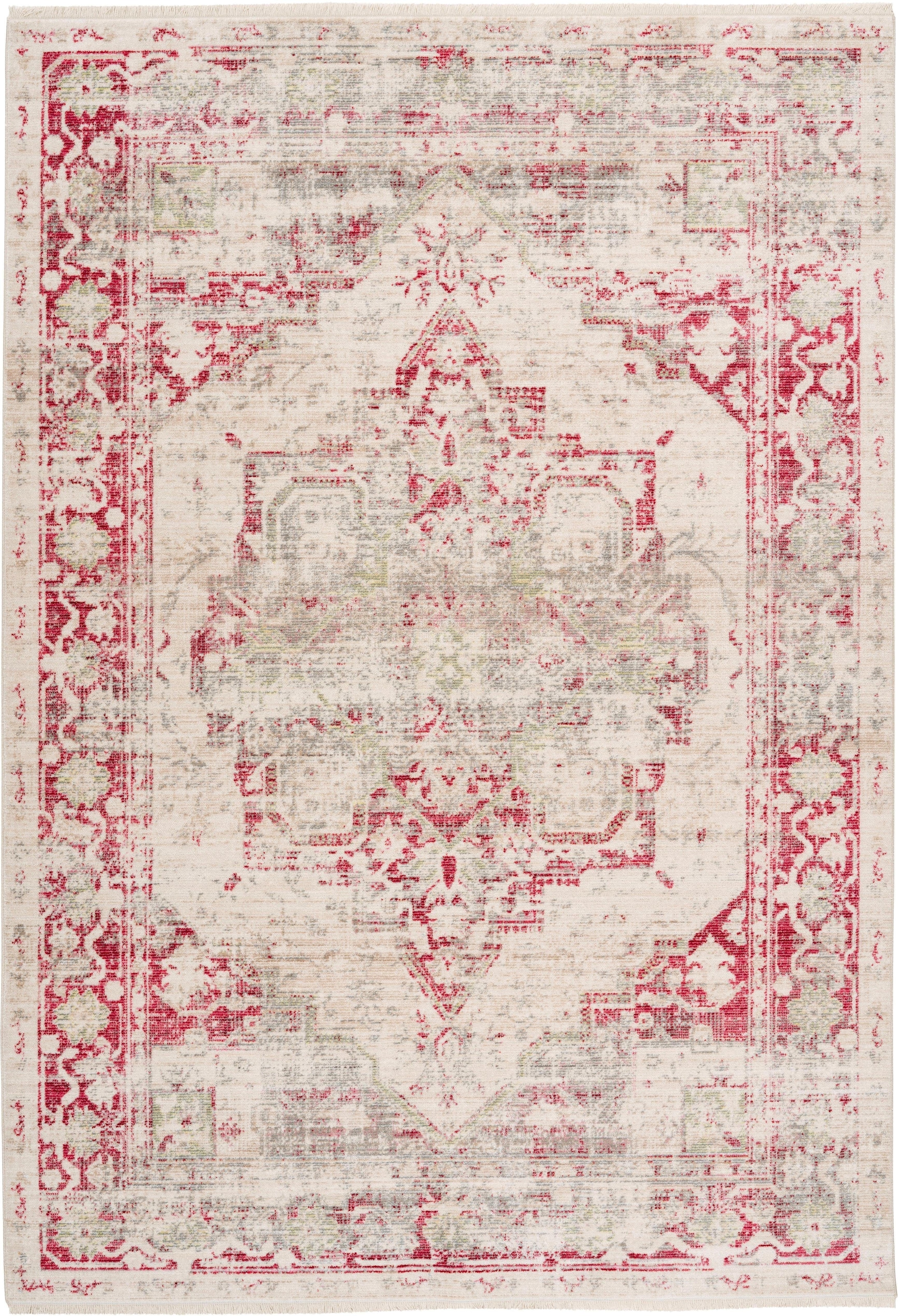 calo-deluxe Tapis »Rossa 900« Rectangulaire 5 mm Höhe Vintage Optik, Wohnzimmer