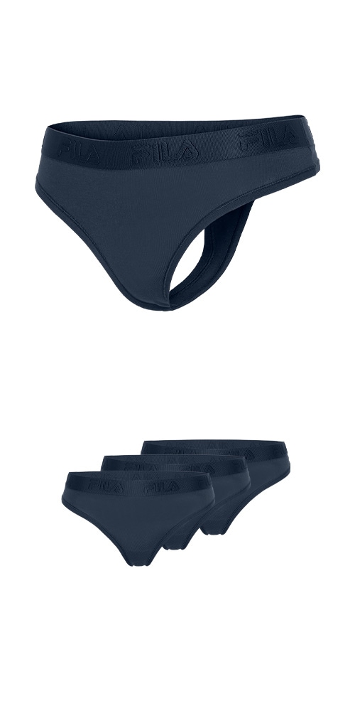 Fila String Baumwollmix, elastisch, Logobund