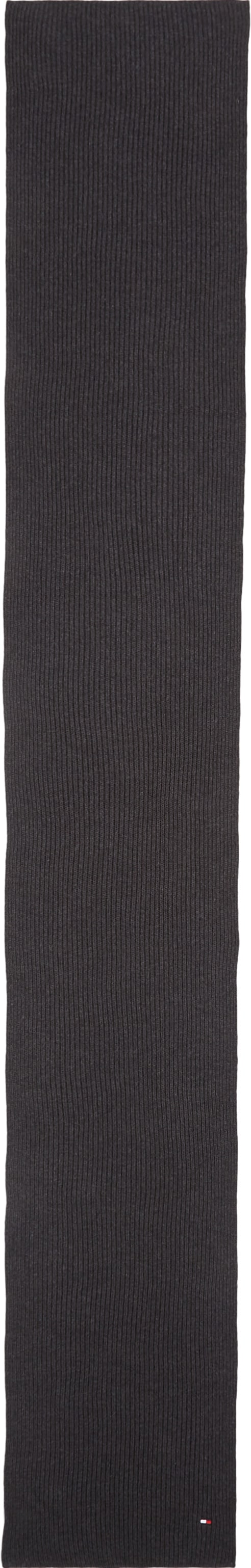 Tommy Hilfiger Strickschal »TH FLAG PIMA COTTON CASH SCARF« mit Logostickerei, mit Kaschmiranteil Unisex
