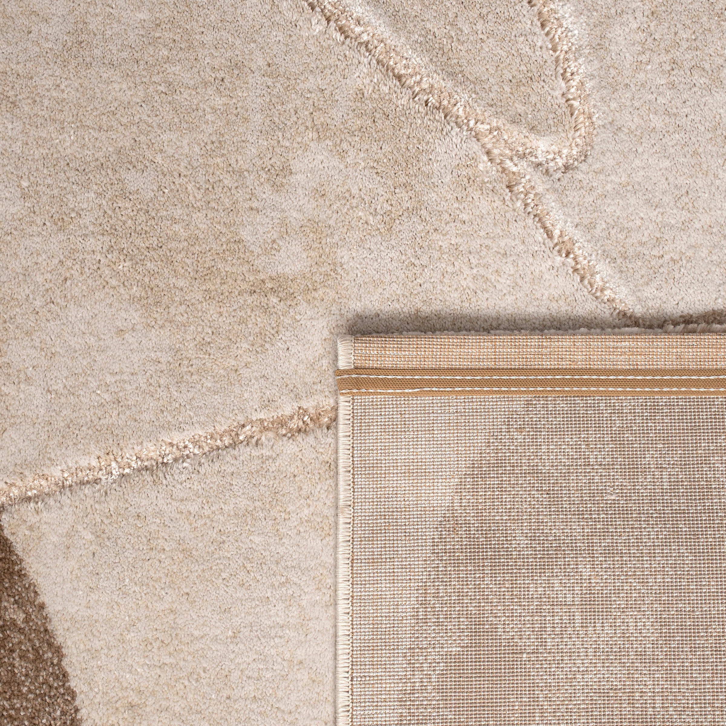 Paco Home »Tuana 217« Rectangulaire 15 mm Höhe Poils courts, design 3D moderne, salon