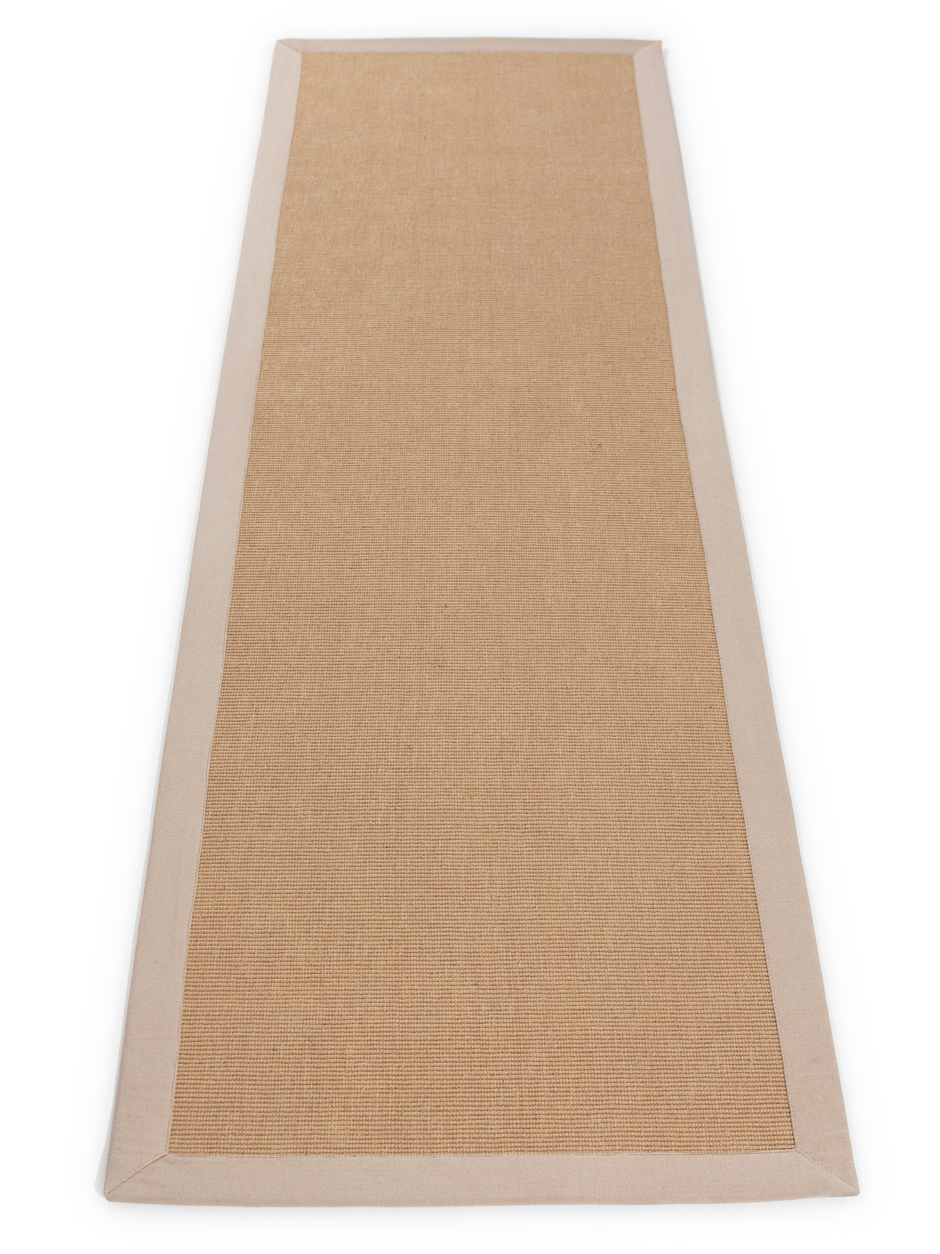 carpetfine Läufer »Sisal«, rechteckig, 5 mm Höhe, mit farbiger Bordüre, Anti Rutsch Rückseite