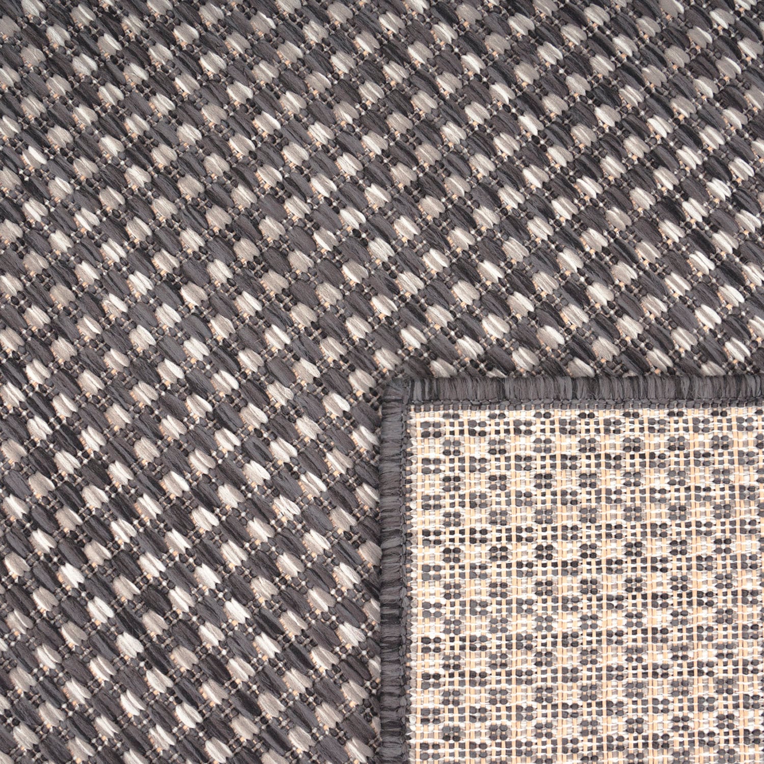 Paco Home Teppich »Napoli 777«, rechteckig, 4 mm Höhe, Flachgewebe, meliert, In- und Outdoor geeignet, Wohnzimmer