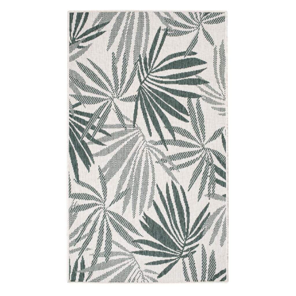 Carpet City Outdoorteppich »DUO RUG 5771« rechteckig 5 mm Höhe Wendeteppich Wetterfest In- & Outdoor, Balkon, Terrasse, Wohnzimmer