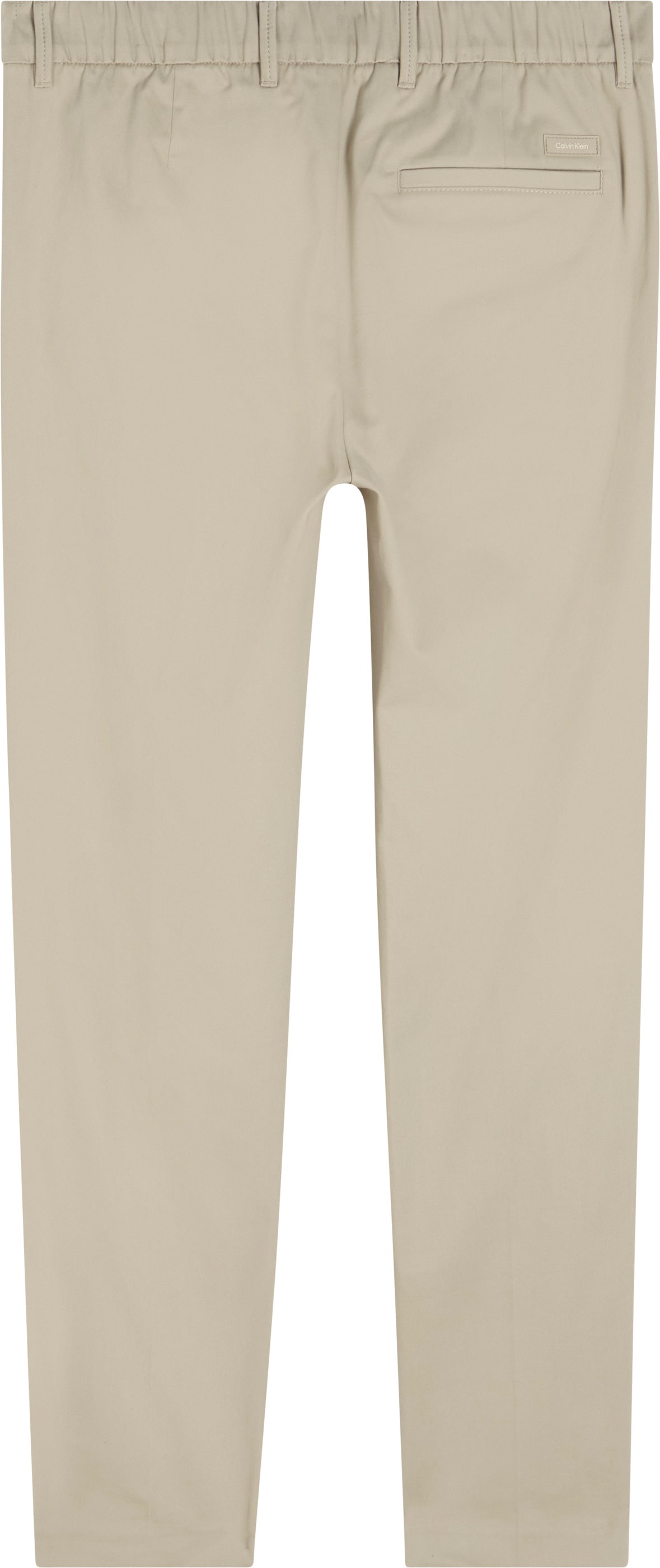 Calvin Klein Bundfaltenhose »SATEEN STRETCH TAPERED PLEAT«, in Satin-Optik