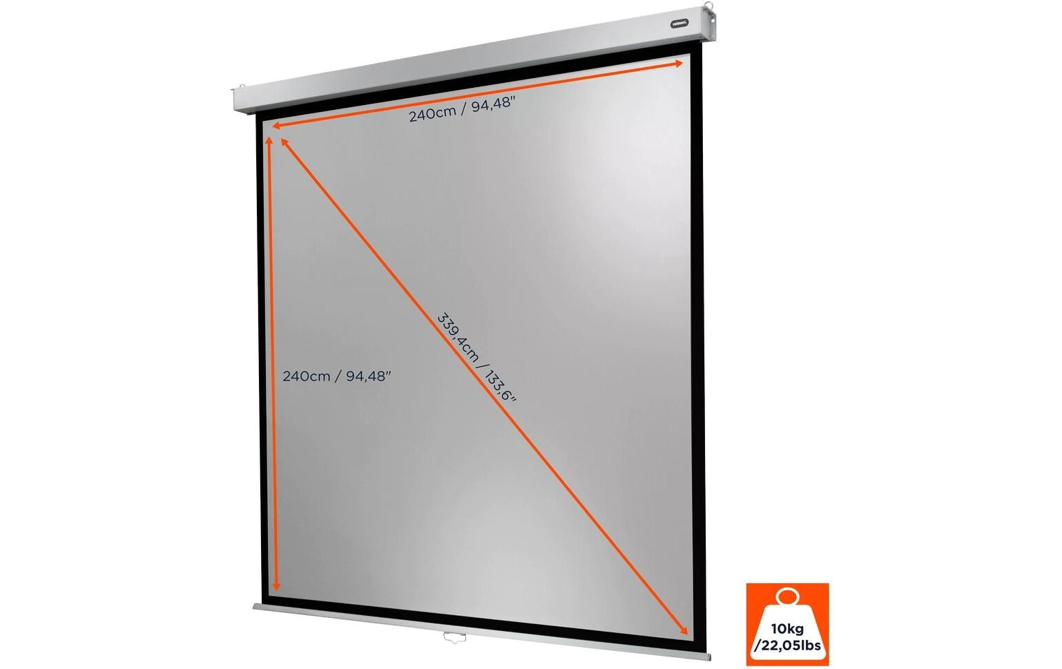 Celexon Rolloleinwand »Professional Plus 240x240 cm«