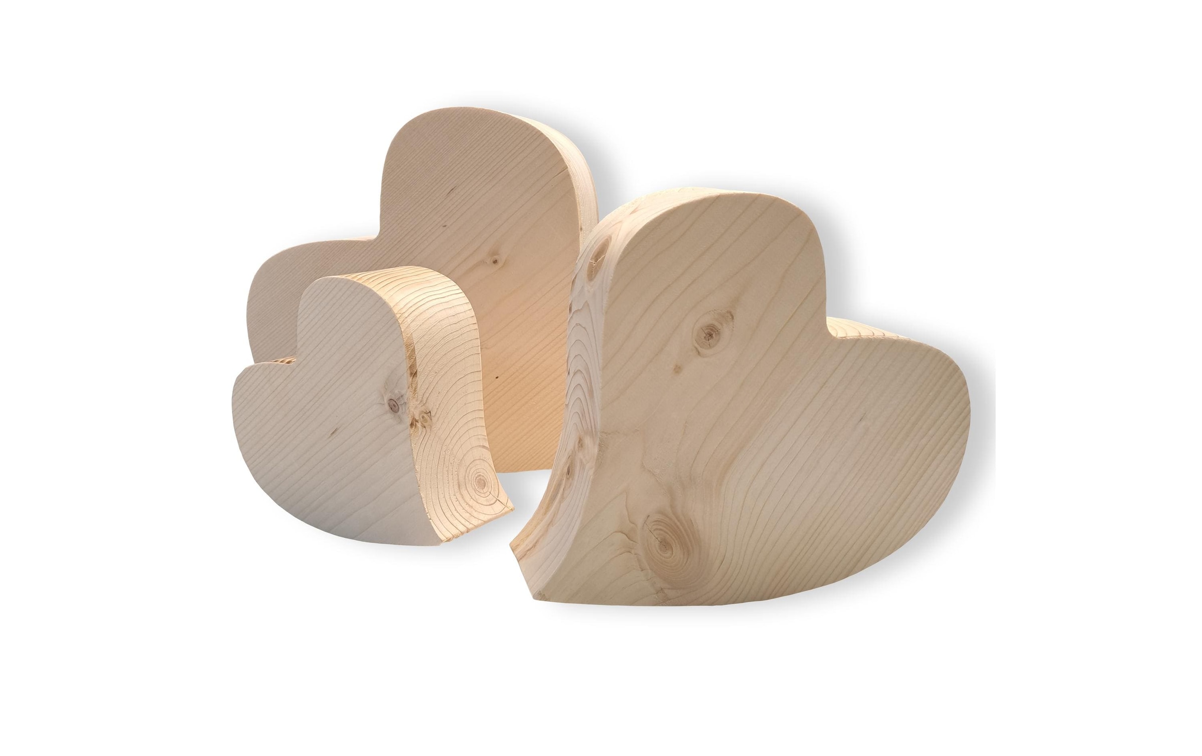 Holz Zollhaus Dekofigur »Massivholz Herz«