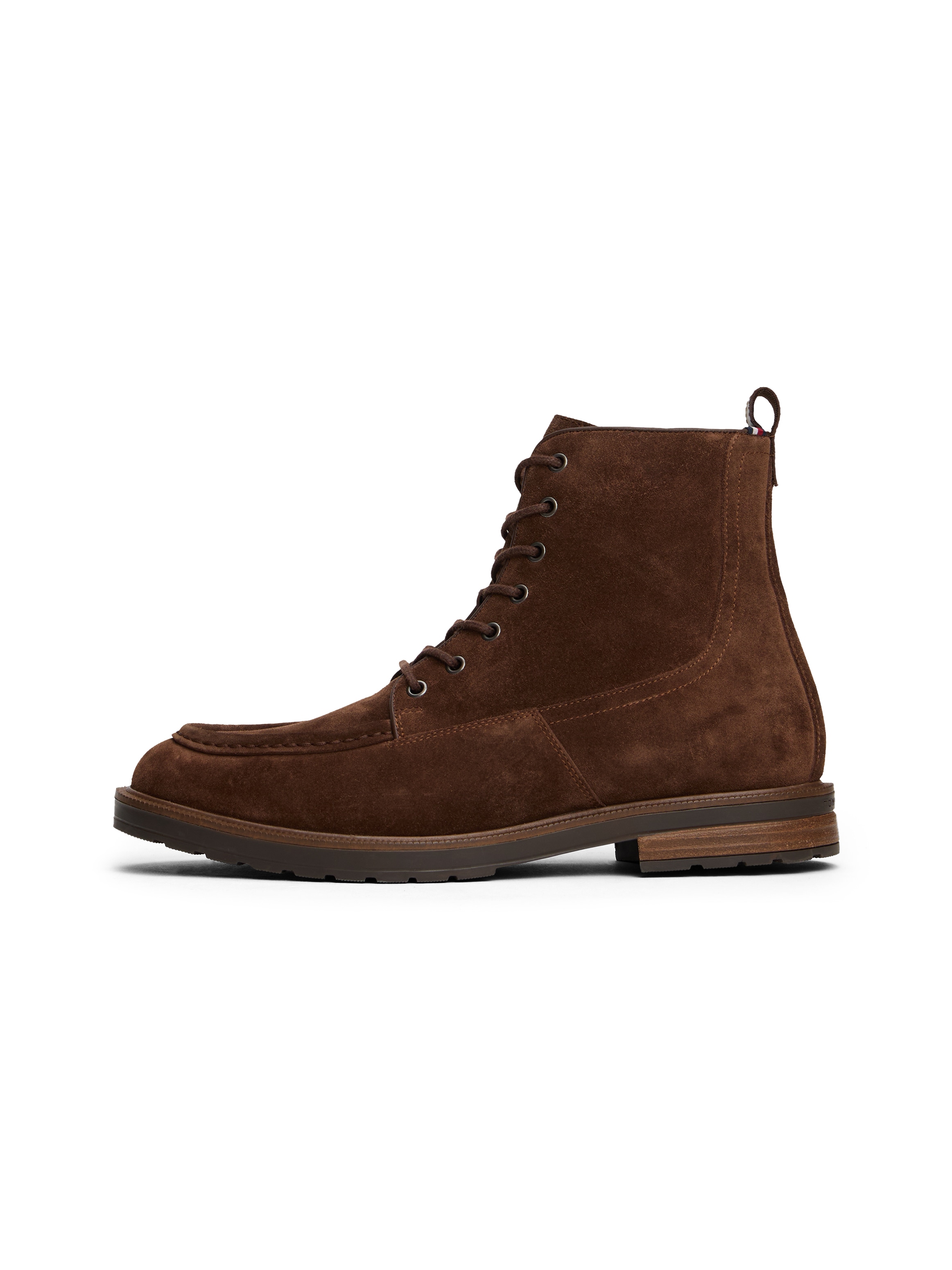 Tommy Hilfiger Bottines à lacets »CLEATED HILFIGER W SDE MOC BOOT«  , bottines à lacets avec couture mocassin tendance