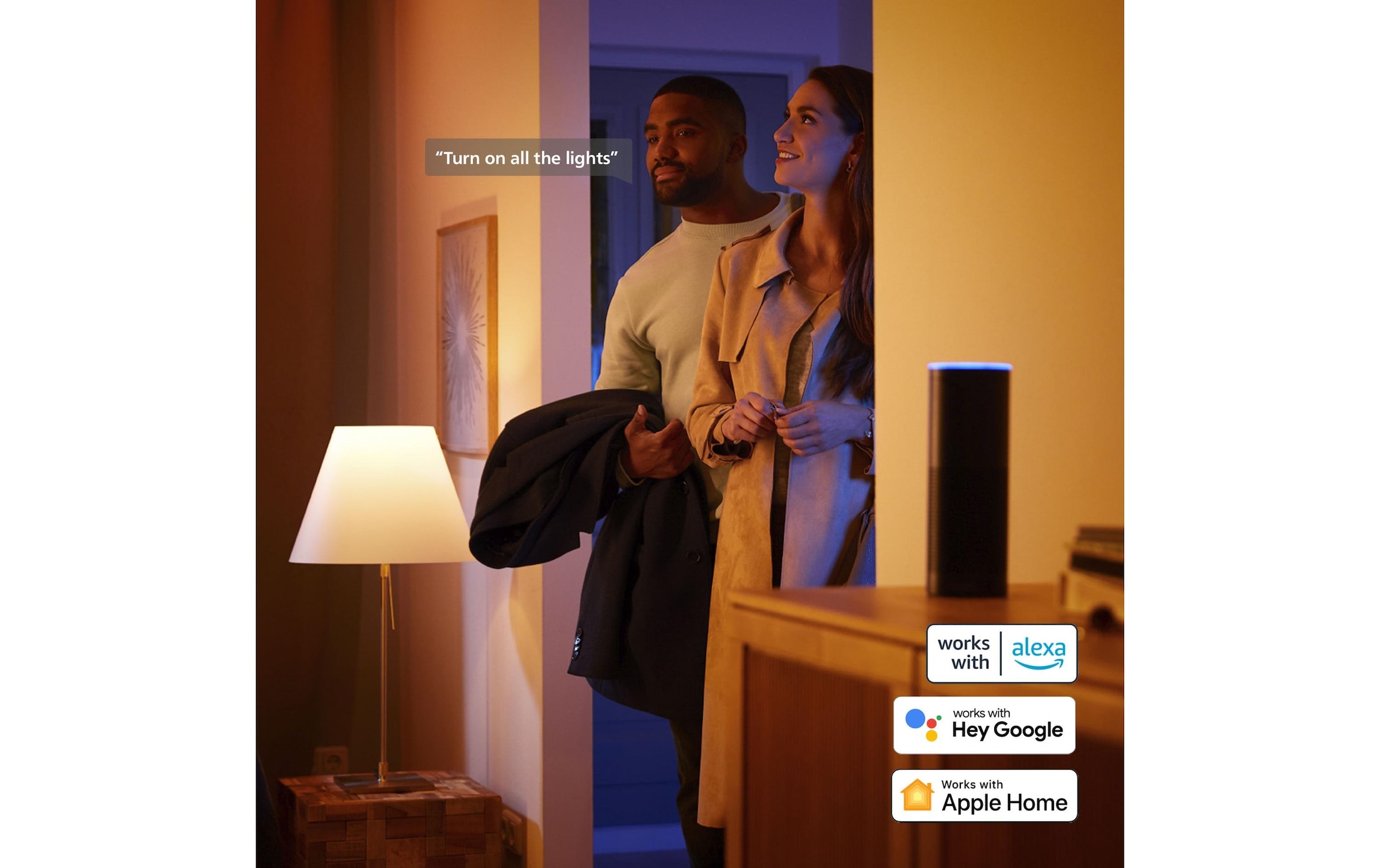 Philips Hue LED Deckenleuchte »White & Color Ambiance Slim Recessed 170 mm schwarz«