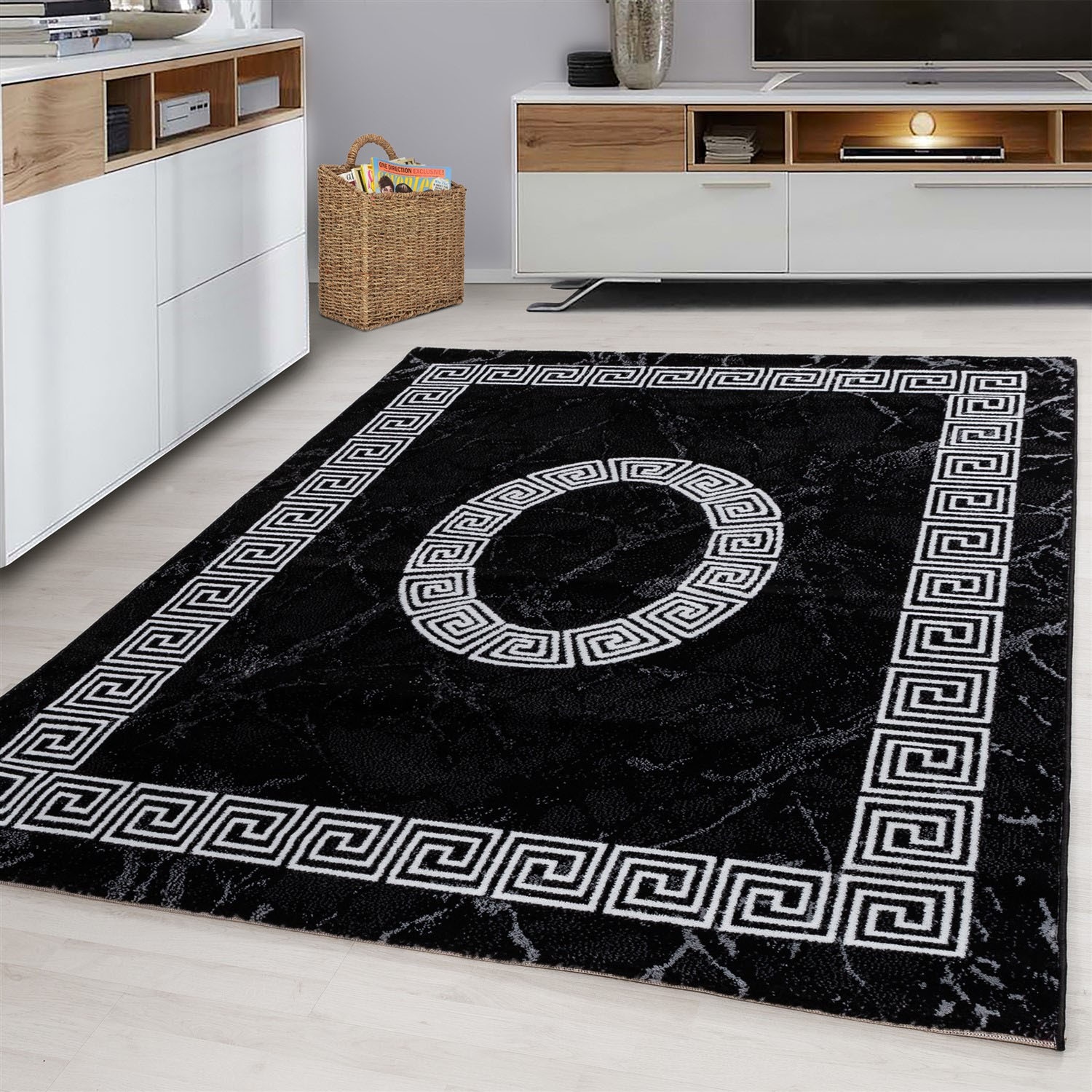 Image of Ayyildiz Teppiche Teppich "PLUS 8009" rechteckig 6 mm Höhe Läufer, gemusterter Flachflor, robust, Webteppich, alle Räume