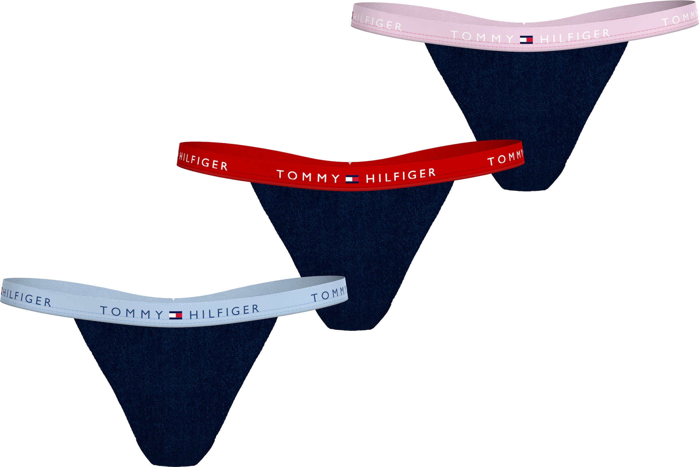 Tommy Hilfiger Underwear Slip, (Packung, 3 St., 3er-Pack), mit Logo-Schriftzug