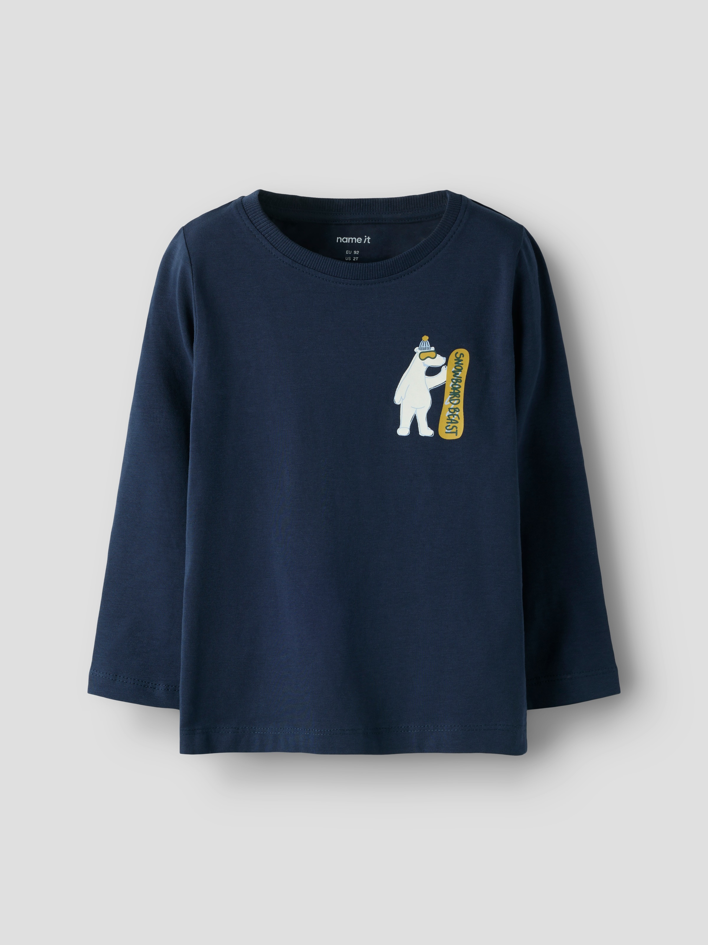 Name It T-shirt »NMMVUX 2P LS TOP« Paquet, 2 cuis mélange de coton,