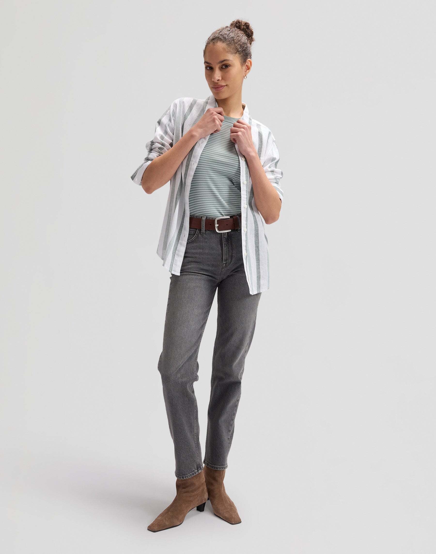 Lee® Langarmbluse »Lee Leinenhemd All Purpose«