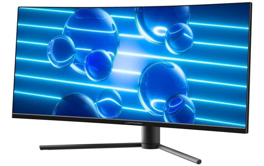 LC-Power Moniteur de jeu incurvé »LC-M34-UWQHD-180-C« 86,36 cm/34 ″  3440 x 1440 px 185 Hz