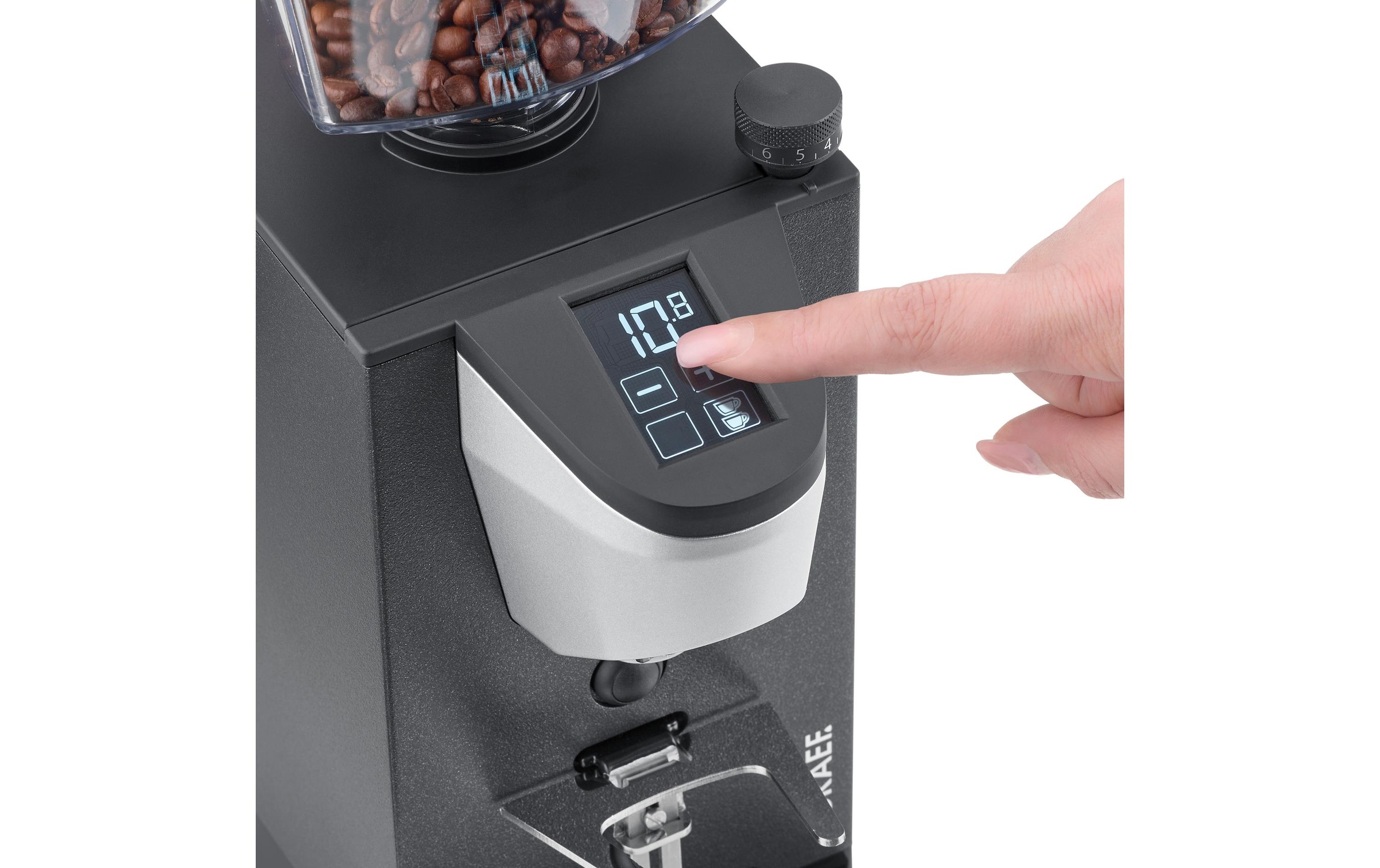 Graef Kaffeemühle »CM1116 Grau«, 310 W, Ausstattung: Touchdisplay, Timer, Einstellbarer Mahlgrad