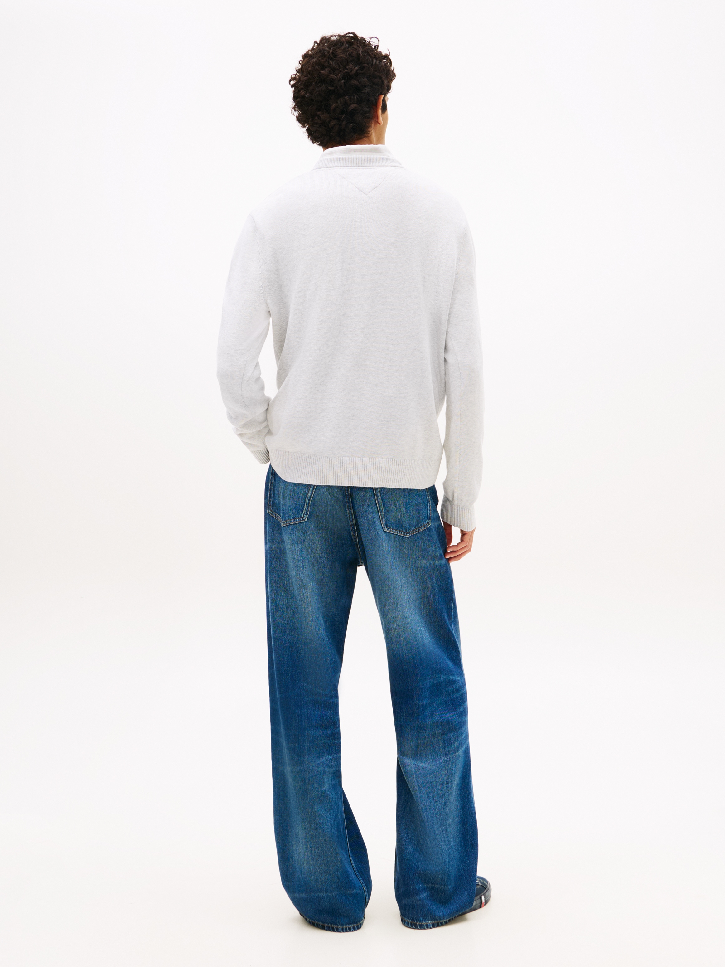 Tommy Jeans Pull en tricot »TJM SLIM FIT LIGHT SWEATER« Slim fit mit Rundhalsausschnitt