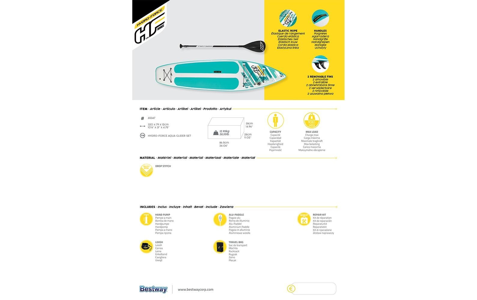 Bestway SUP-Board »Aqua Glider«