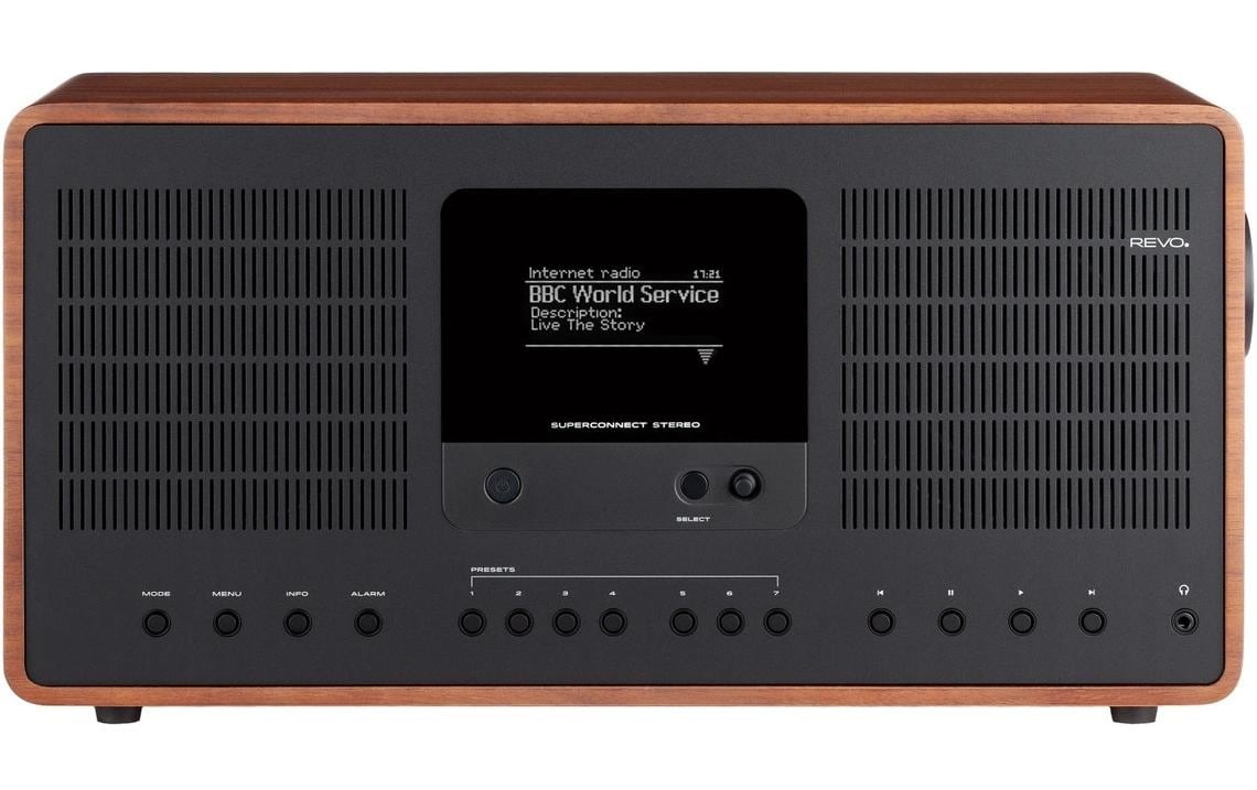 Revo Digitalradio (DAB+) »Superconnect Stereo Schwarz«, (Digitalradio (DAB+)-FM-Tuner-Internetradio)