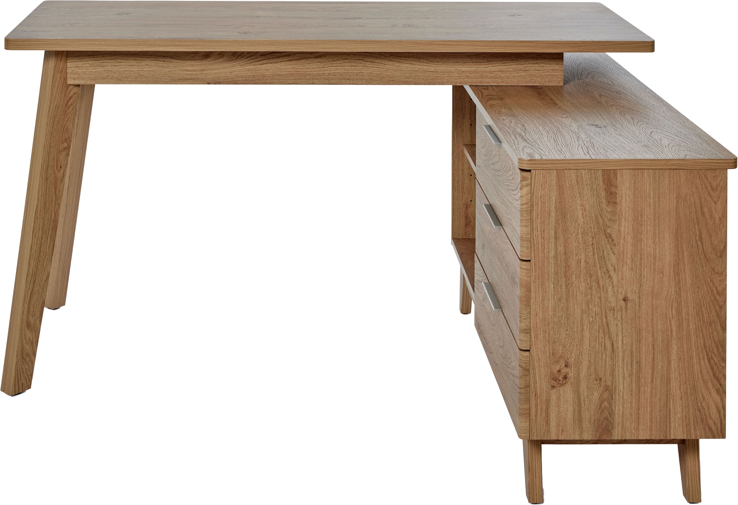Jahnke Eckschreibtisch »LIBRE D 240 E« 1 Stk. tlg. wechselseitig montierbar, Breite ca. 140 cm