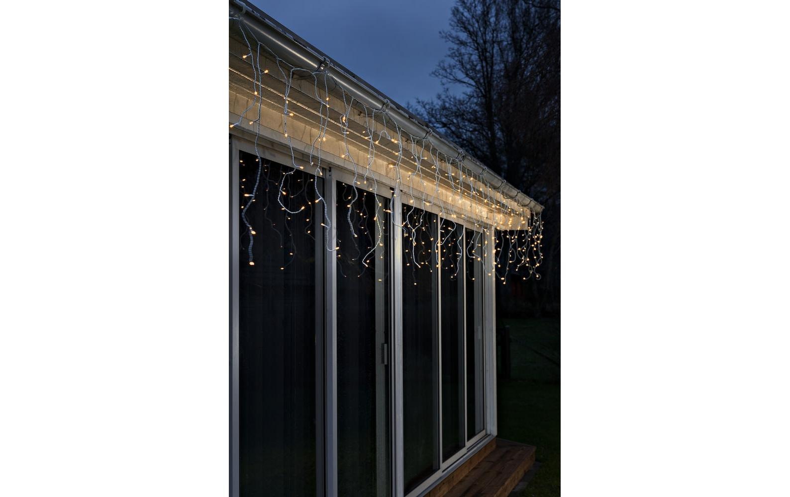KONSTSMIDE LED-Lichternetz »Solar Eisregenvor 200 LED«