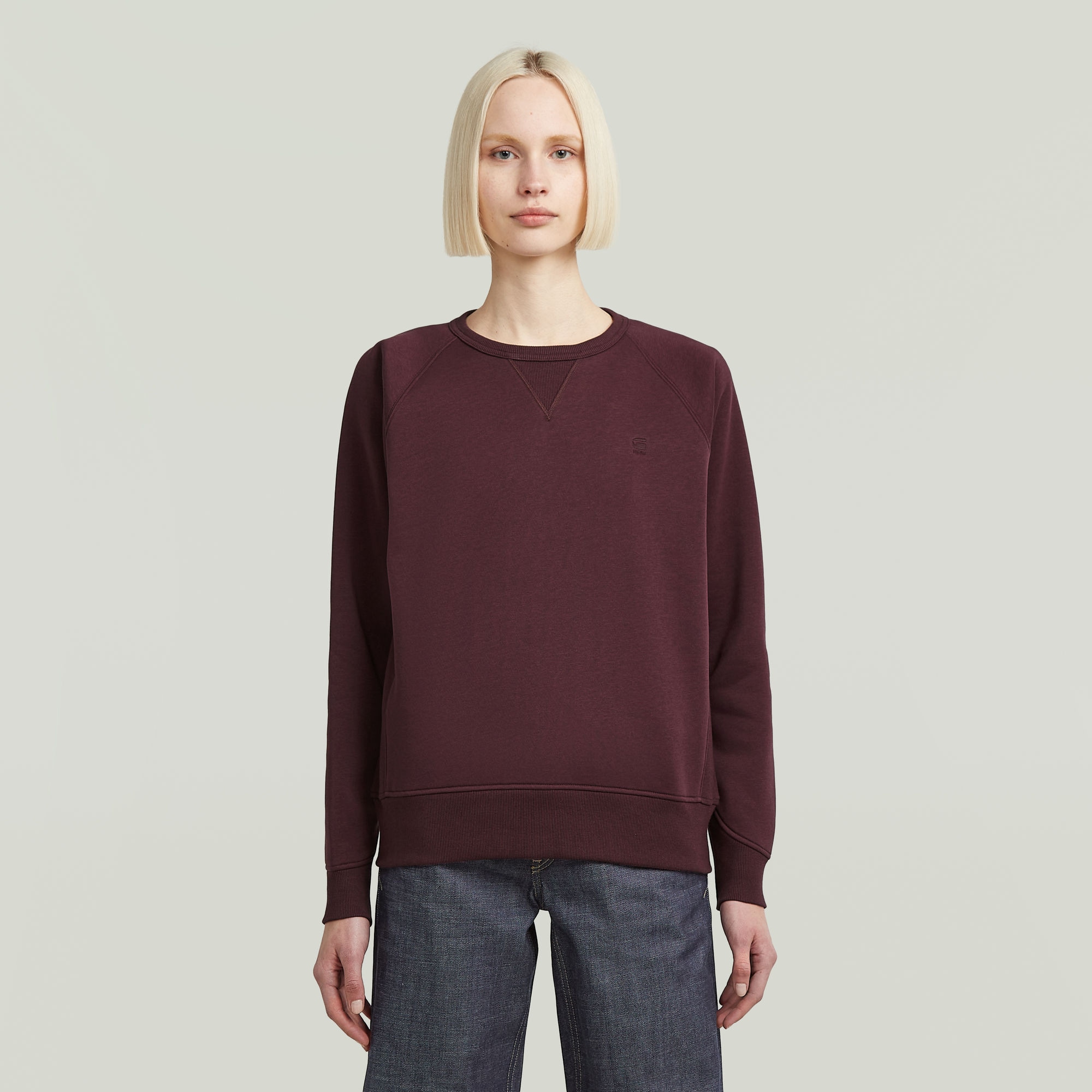 Image of G-STAR Sweatshirt "Premium core 2.0", mit Einsatz am Ausschnitt