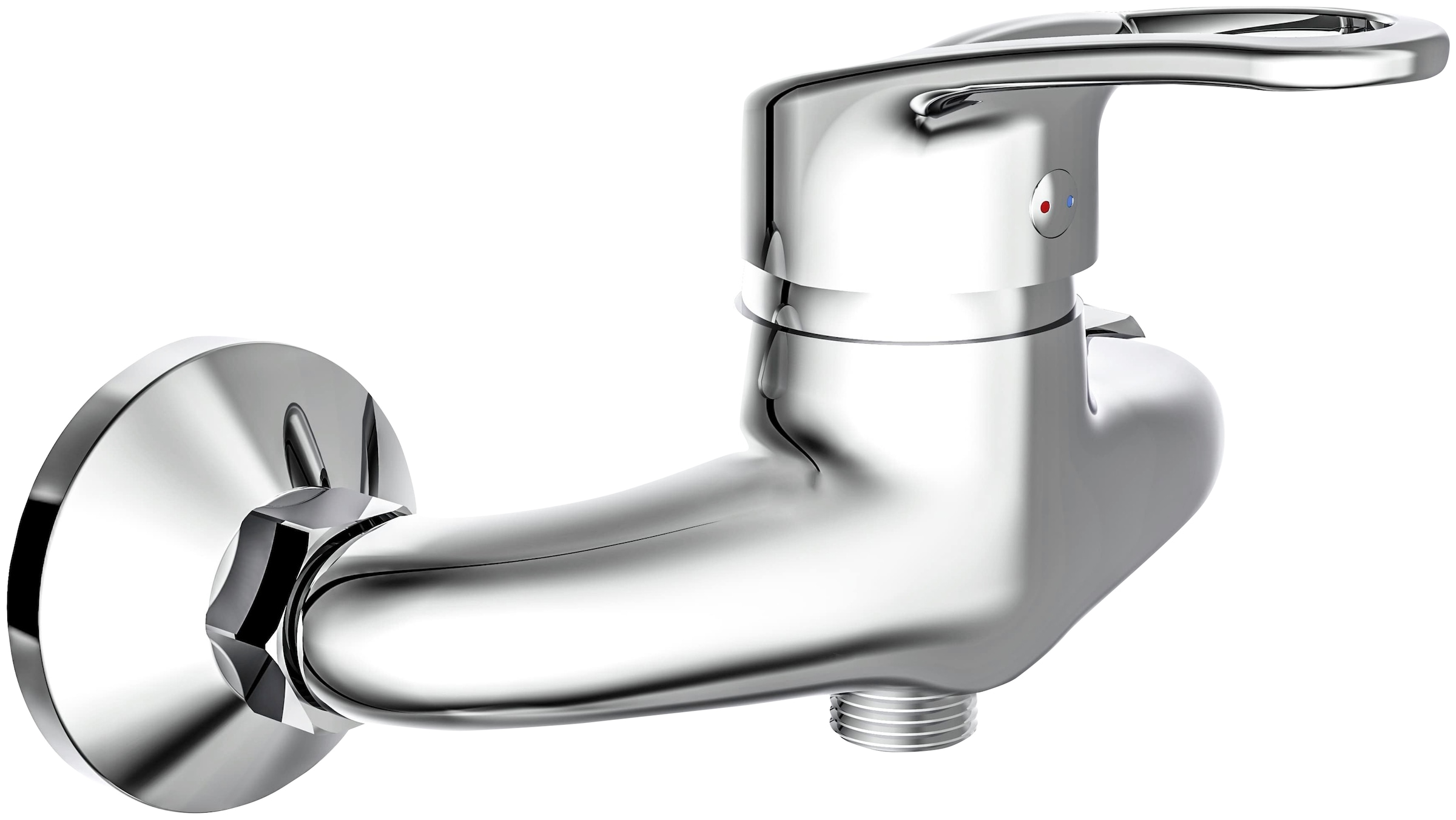 Image of Schütte Duscharmatur "Batoni" Wasserhahn Bad, Mischbatterie Dusche in Chrom
