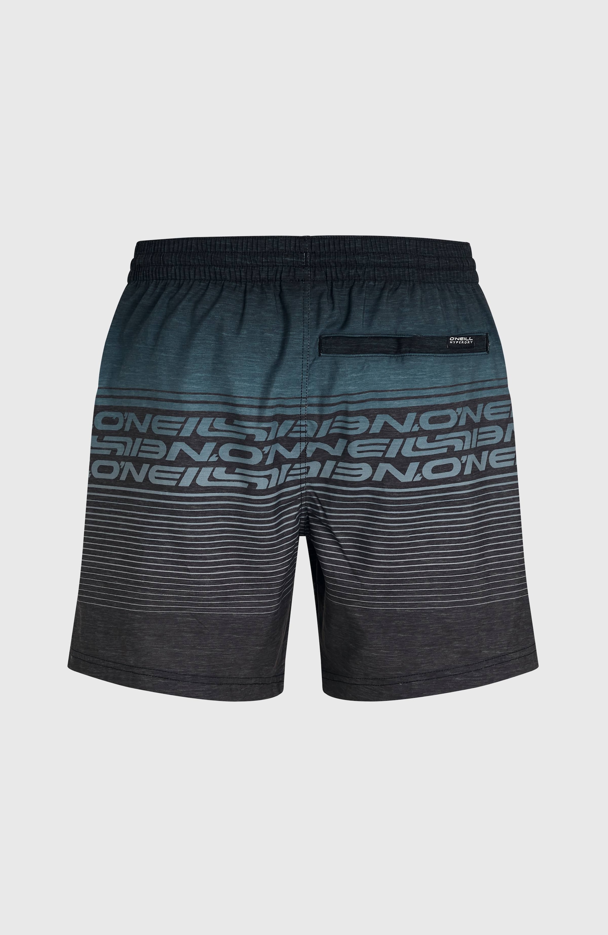O'Neill Short de bain »O'NEILL LOGO STRIPE 16'' SWIMSHORTS« mit Seiten- und Gesässtaschen, mit Innenhose aus Mesh