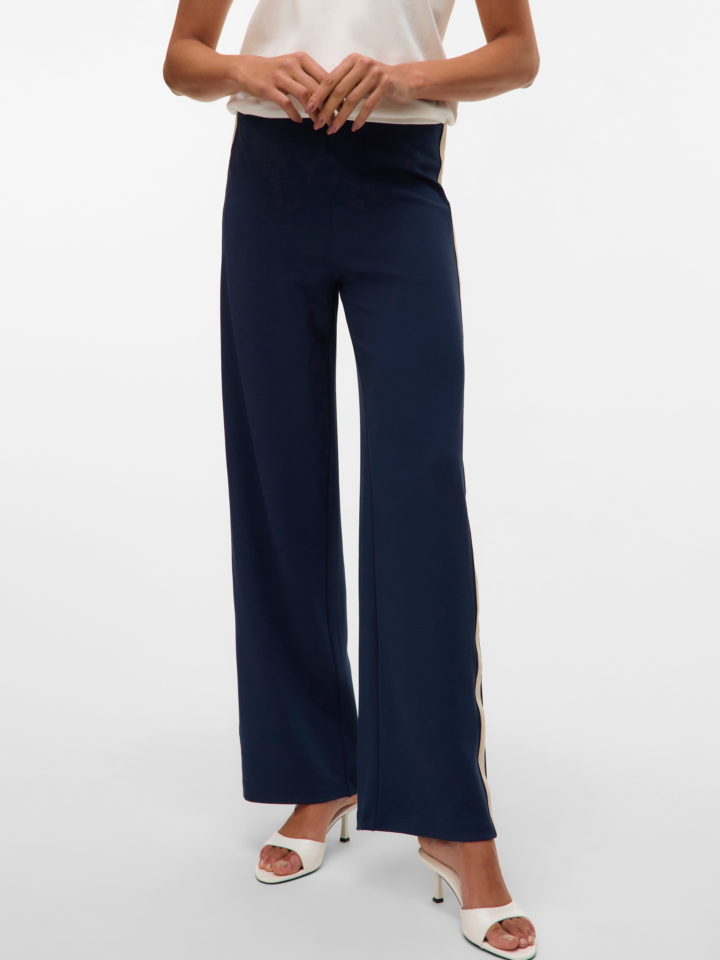 Vero Moda Anzughose »VMBERLIN MW WIDE PANEL PANT NOOS«