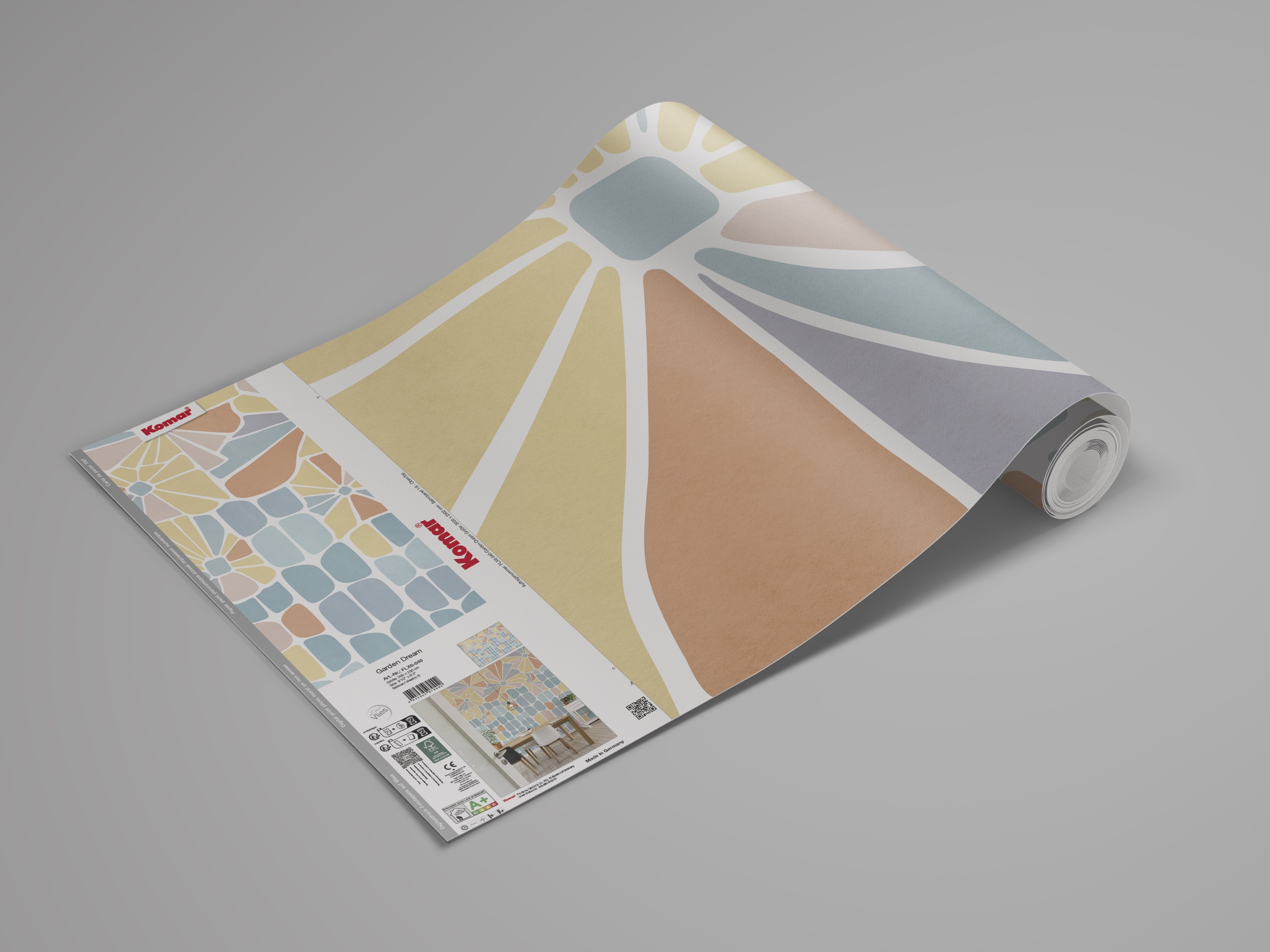 Komar Fototapete »Komar Vlies Fototapete - Garden Dream - Grösse 300 x 250 cm« bedruckt glatt