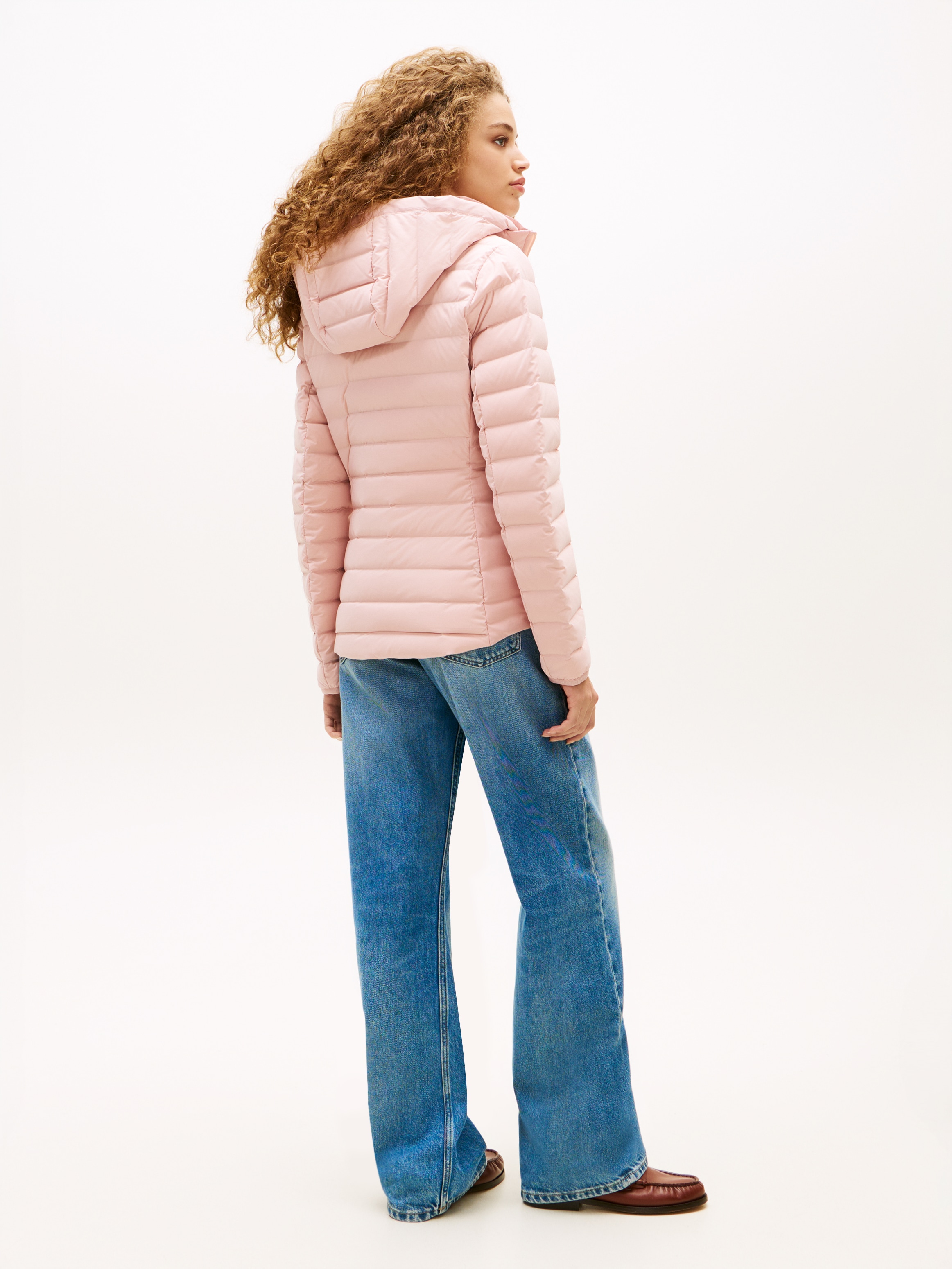 Tommy Hilfiger Steppjacke »STRETCH NYLON LW DOWN JACKET« mit Kapuze