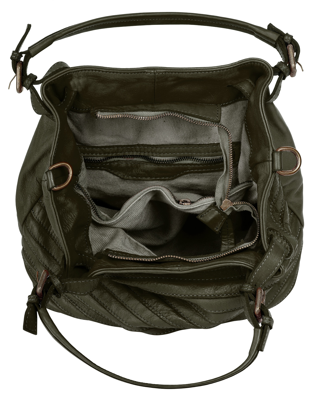 Samantha Look Shopper echt Leder, Made in Italy