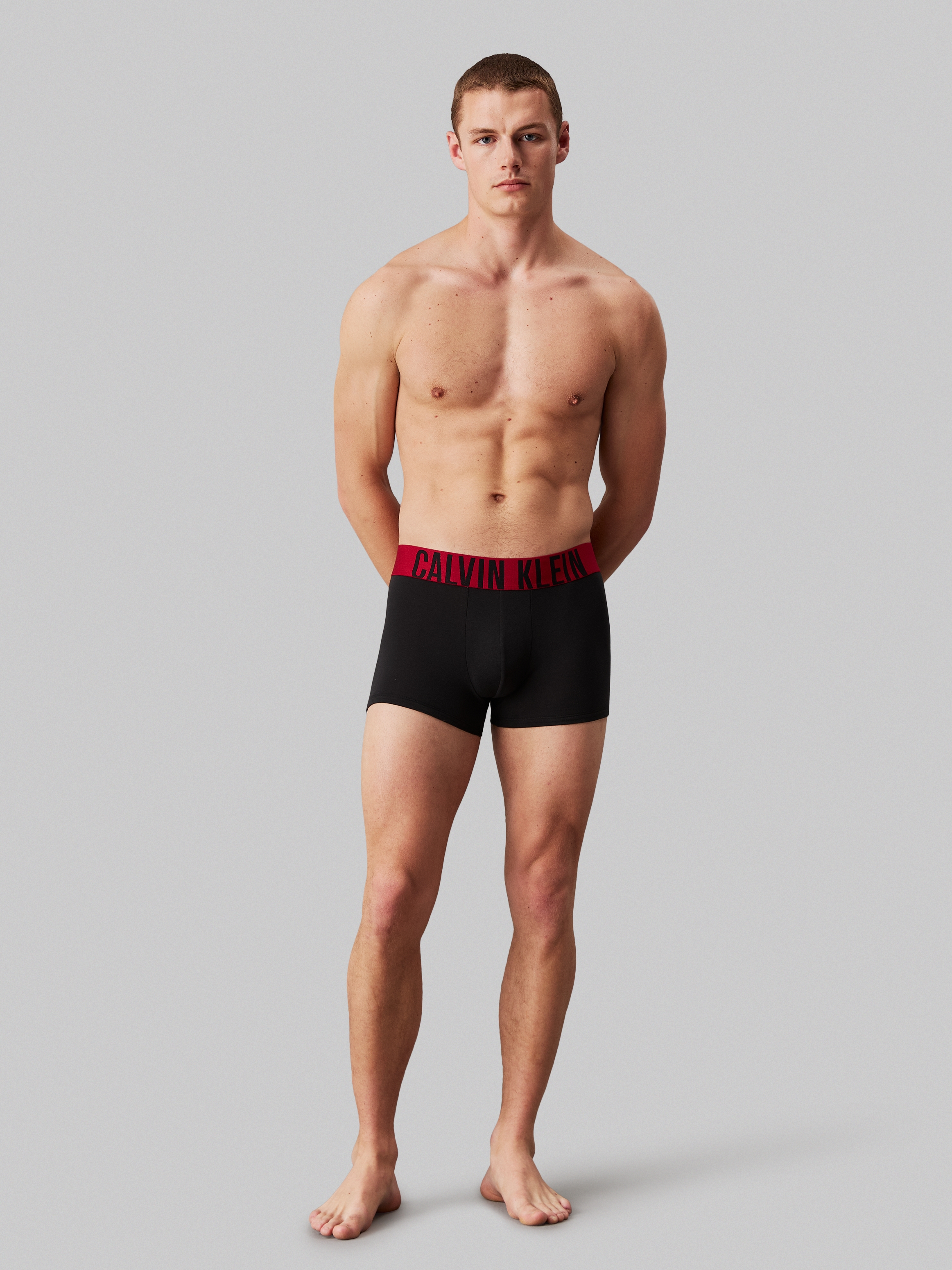 Calvin Klein Underwear Trunk »TRUNK 3PK«, (Packung, 3 St., 3er), mit Logo-Elastikbund