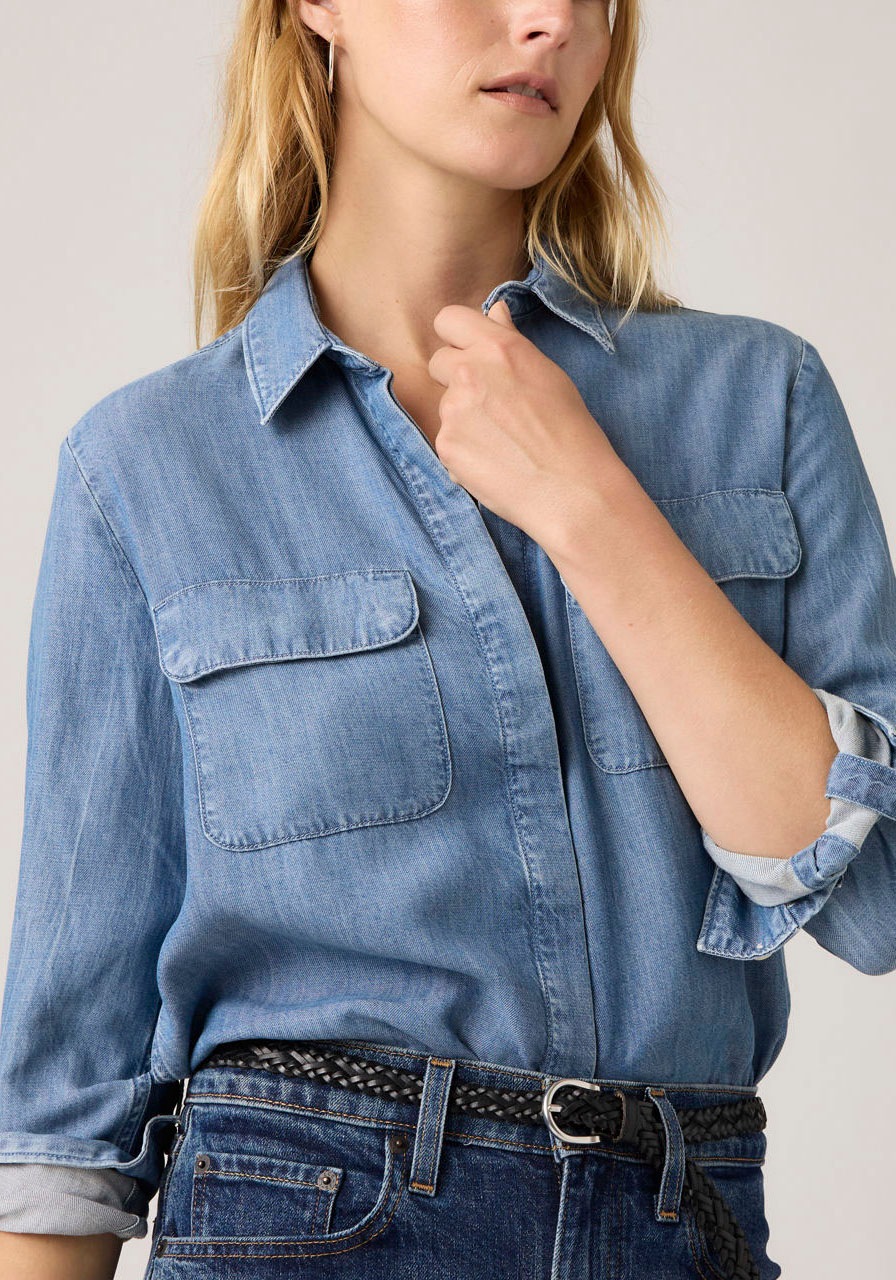Levi's® Blouse chemise manches retroussables avec patte